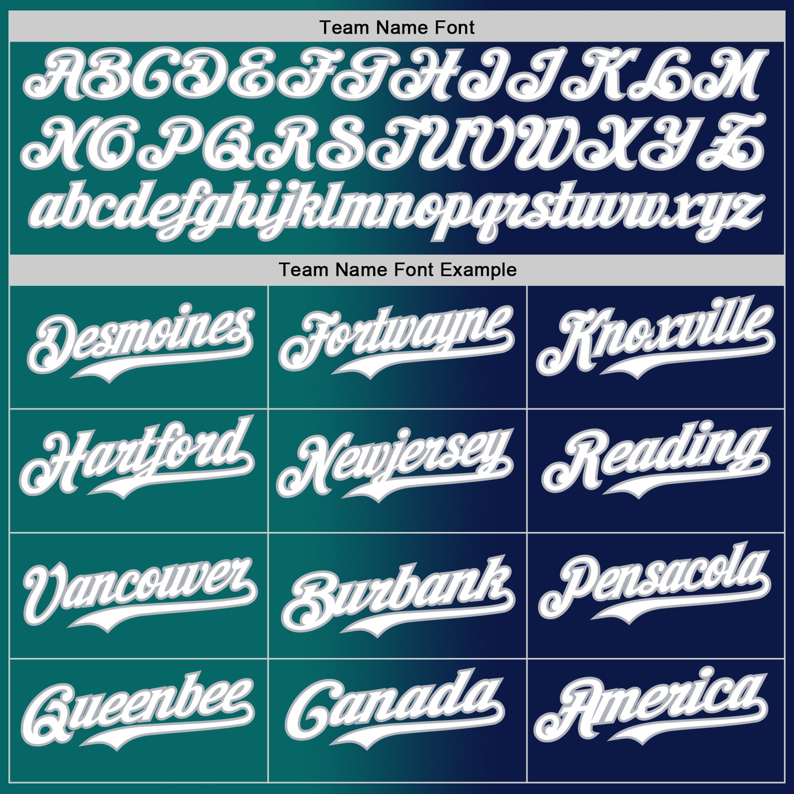 Custom Navy White Teal-Gray Authentic Gradient Fashion Baseball Jersey