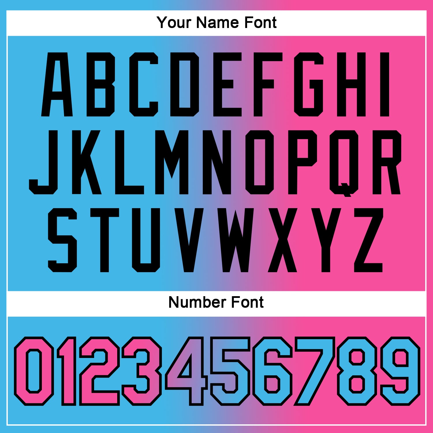 Custom Sky Blue Pink-Black Gradient Fashion Performance T-Shirt