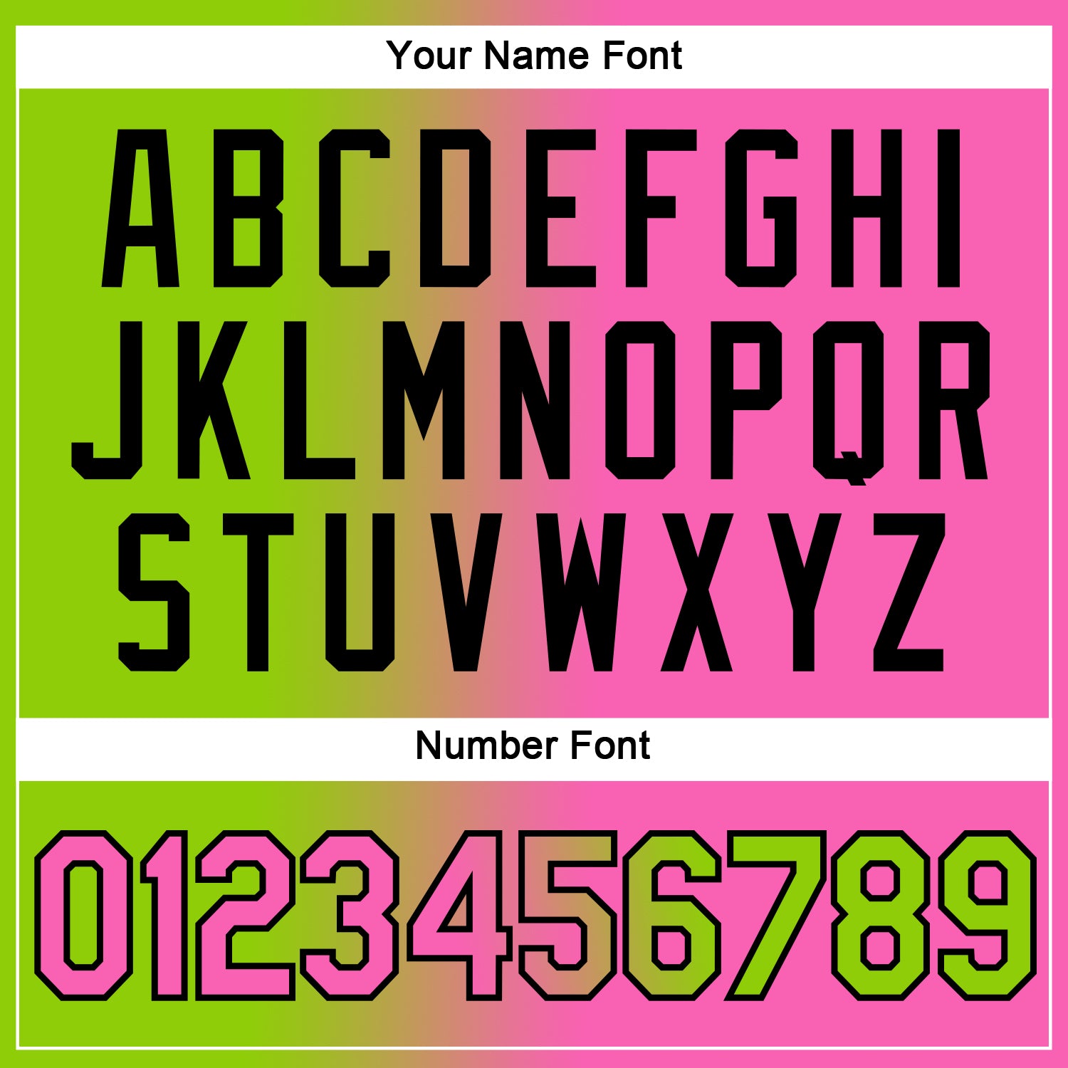 Custom Neon Green Pink-Black Gradient Fashion Performance T-Shirt