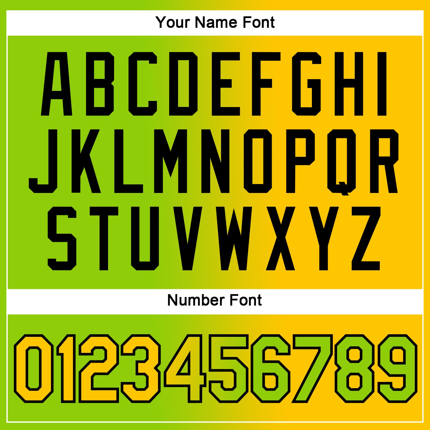 Custom Neon Green Yellow-Black Gradient Fashion Performance T-Shirt