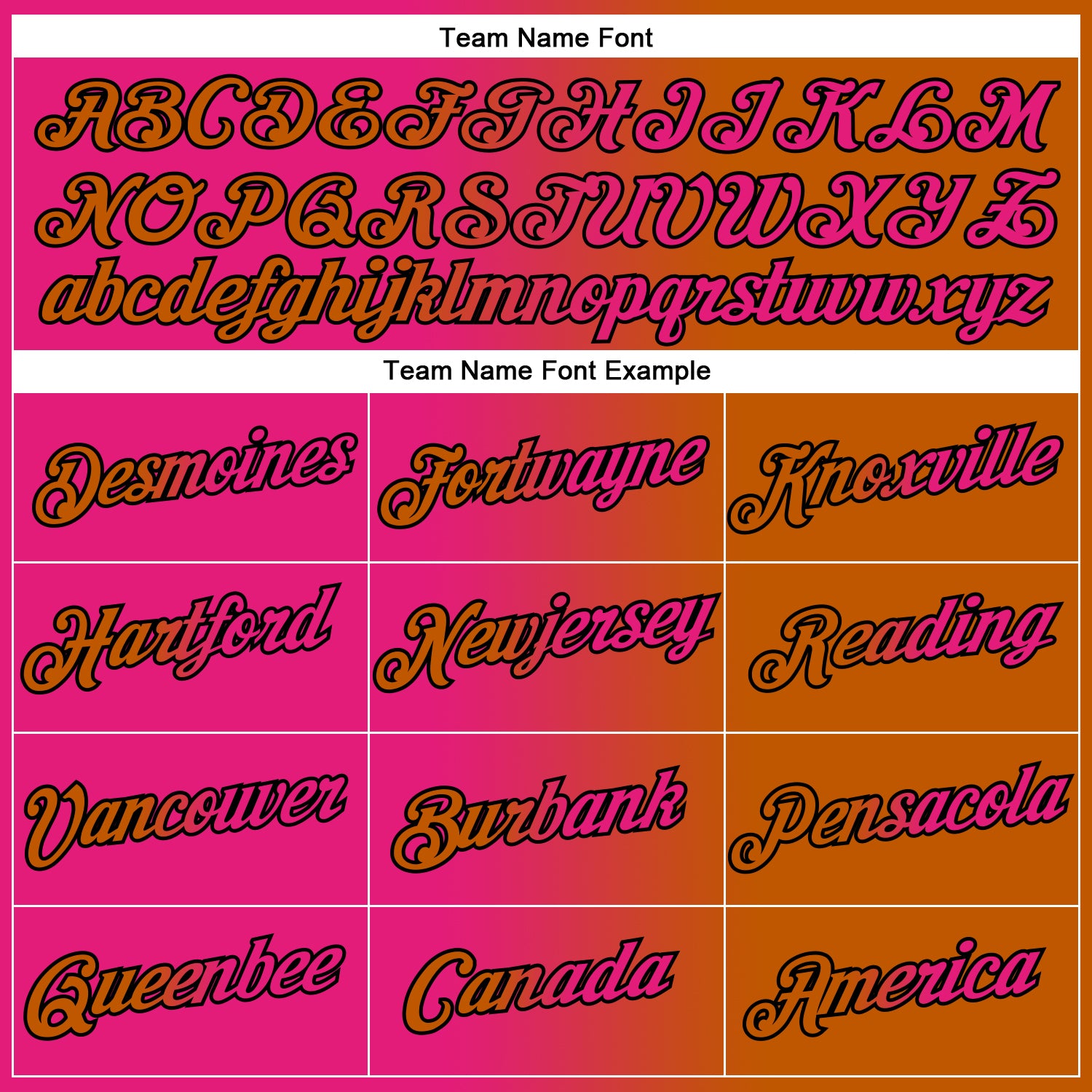 Custom Texas Orange Hot Pink-Black Gradient Fashion Performance T-Shirt