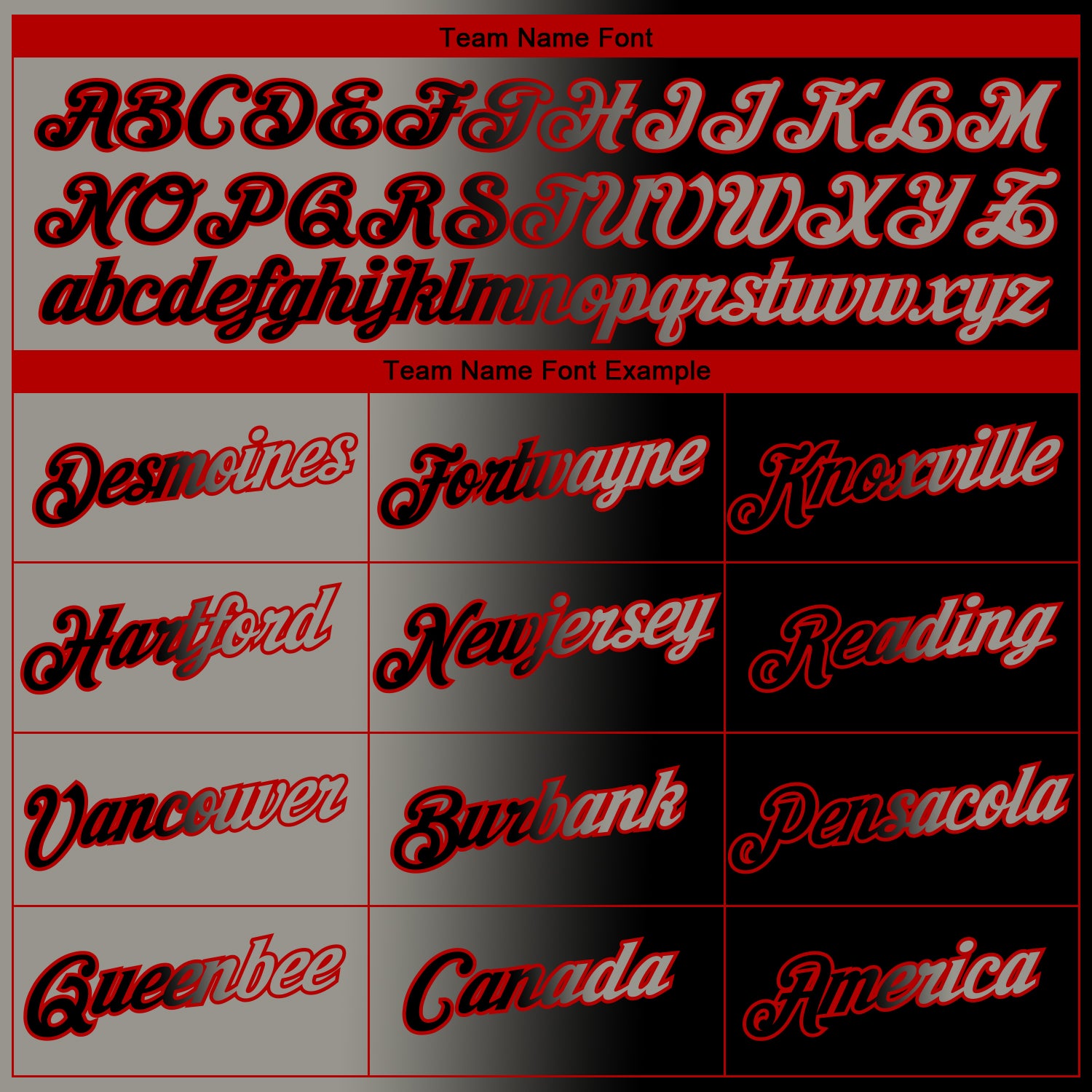 Custom Black Gray-Red Gradient Fashion Performance T-Shirt