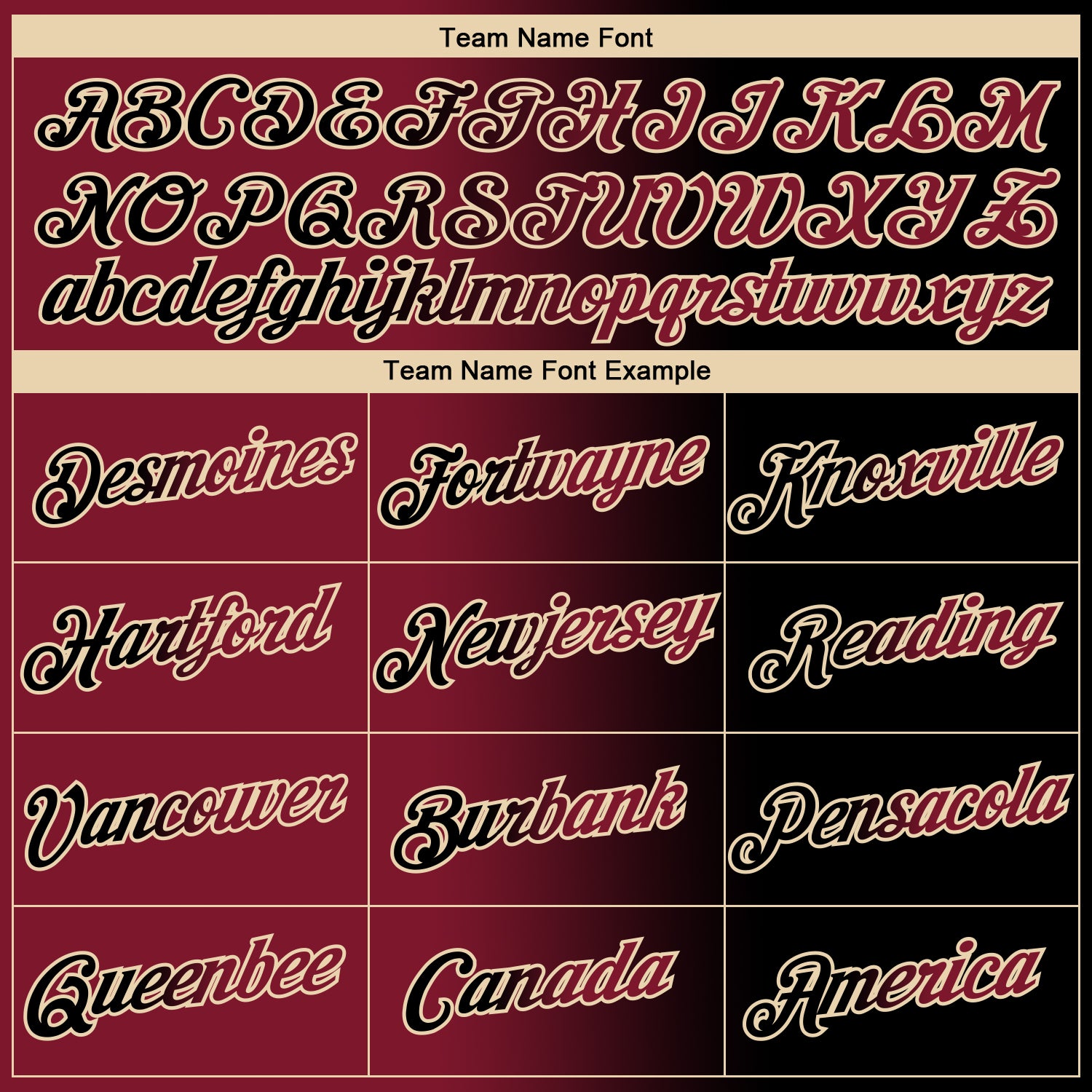 Custom Black Crimson-City Cream Gradient Fashion Performance T-Shirt