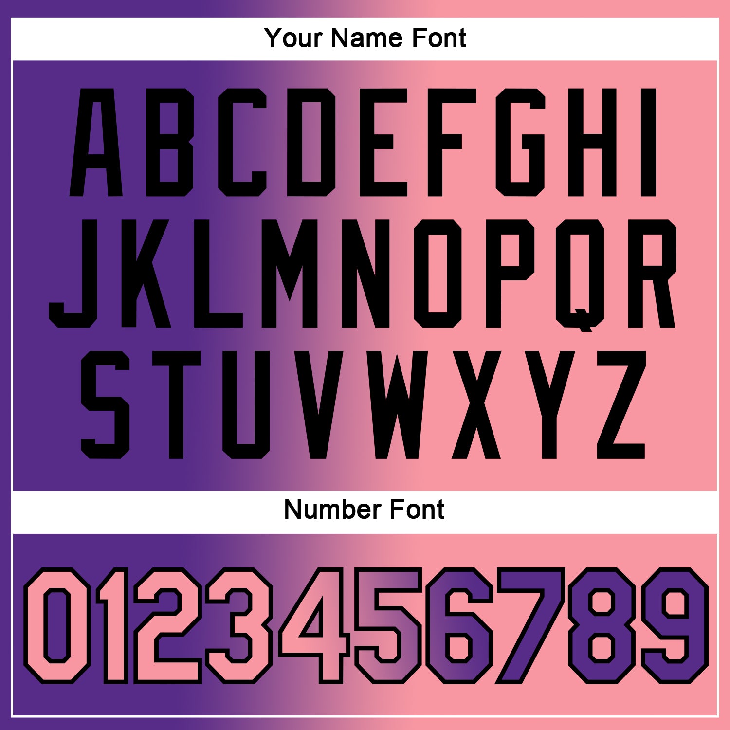 Custom Purple Medium Pink-Black Gradient Fashion Performance T-Shirt