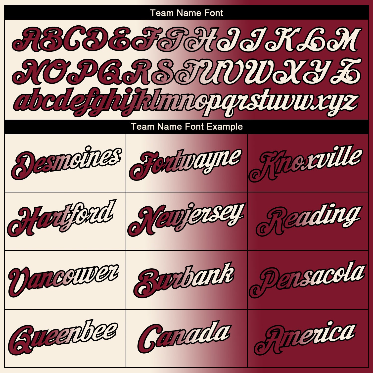 Custom Maroon Cream-Black Gradient Fashion Performance T-Shirt