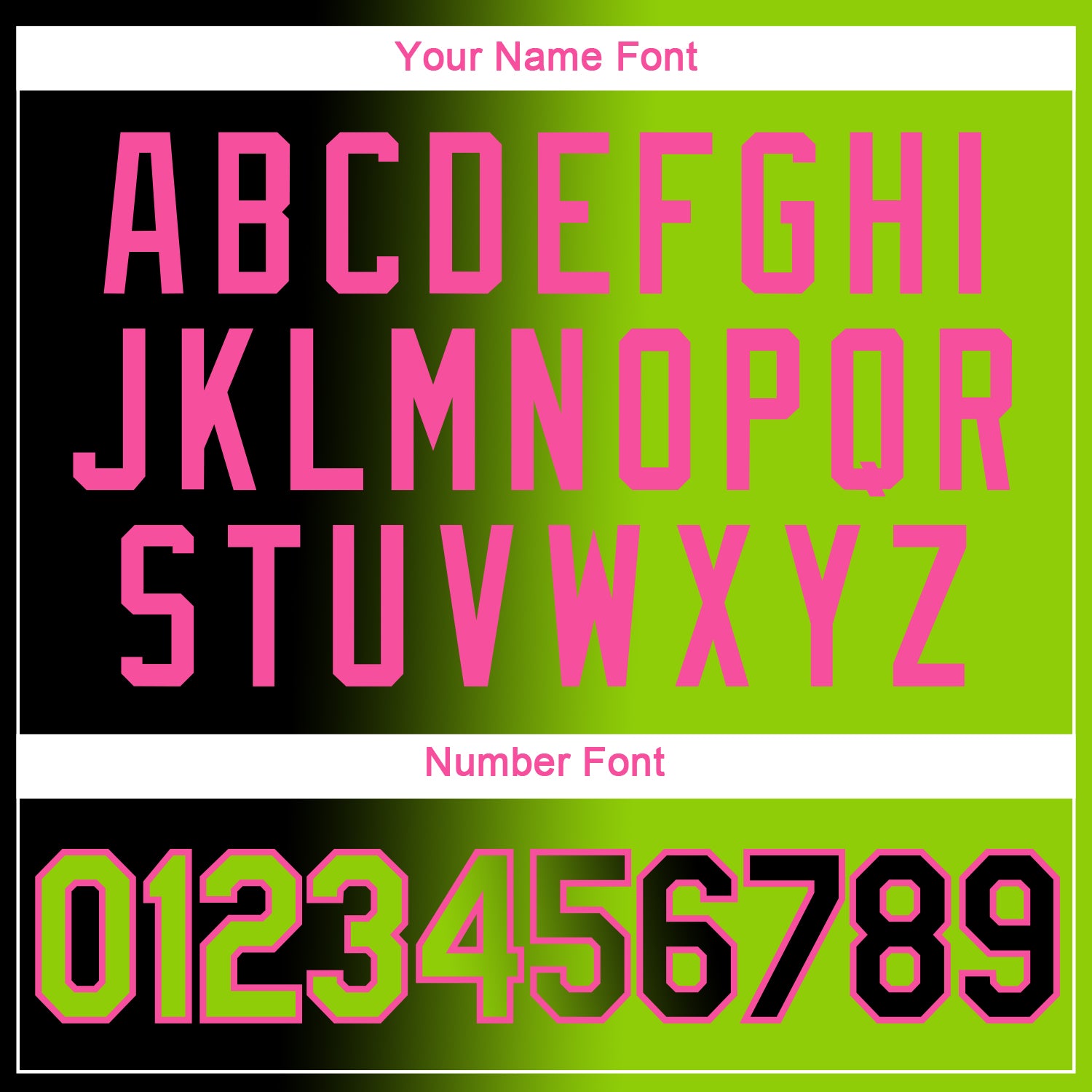 Custom Black Neon Green-Pink Gradient Fashion Performance T-Shirt