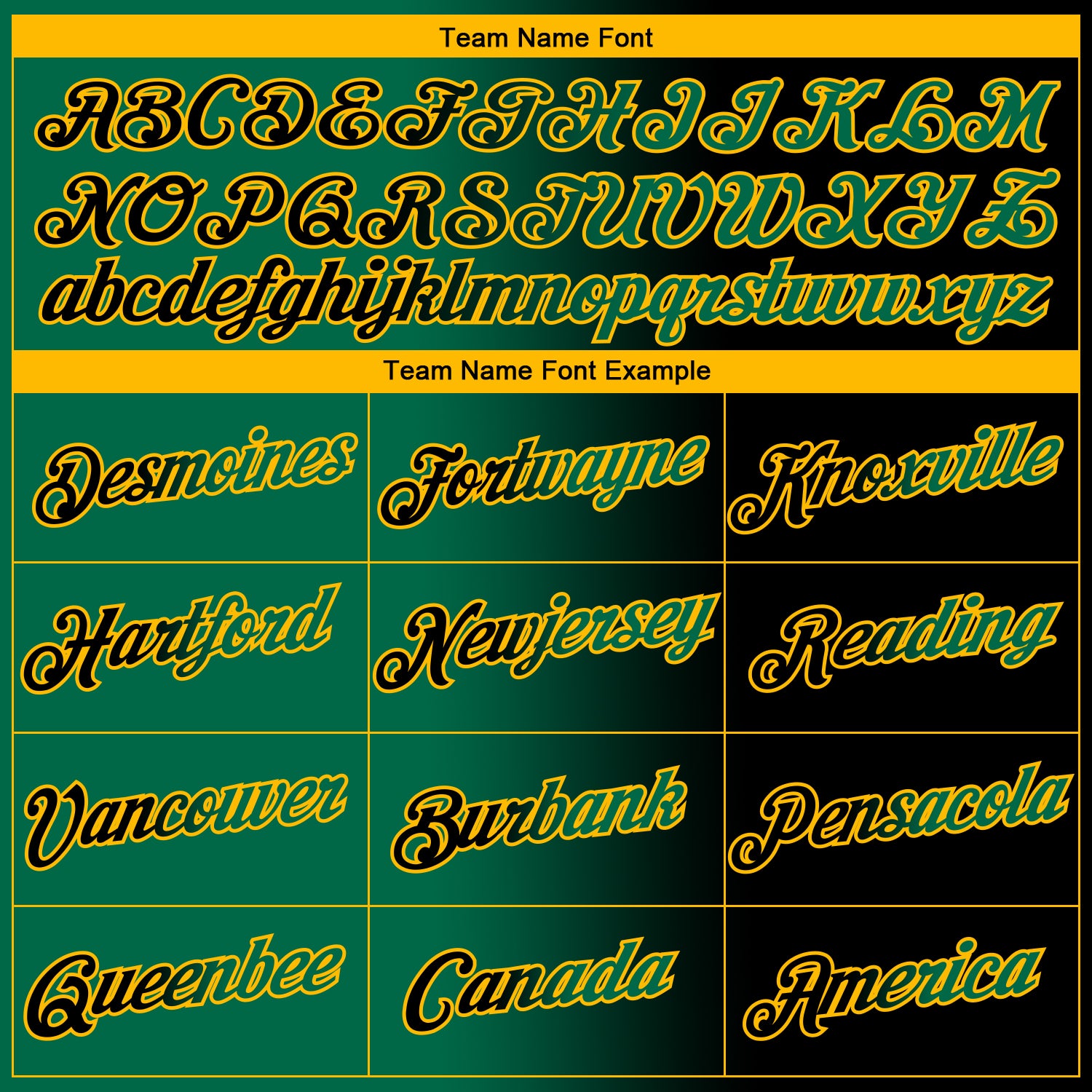 Custom Black Kelly Green-Gold Gradient Fashion Performance T-Shirt