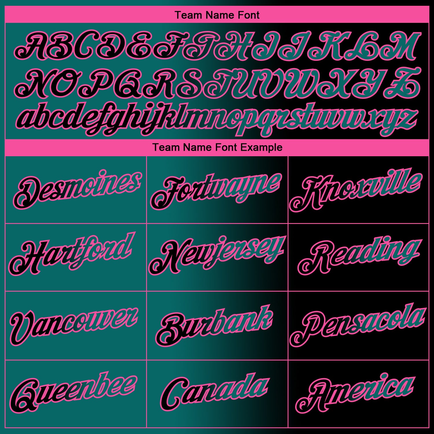 Custom Black Teal-Pink Gradient Fashion Performance T-Shirt