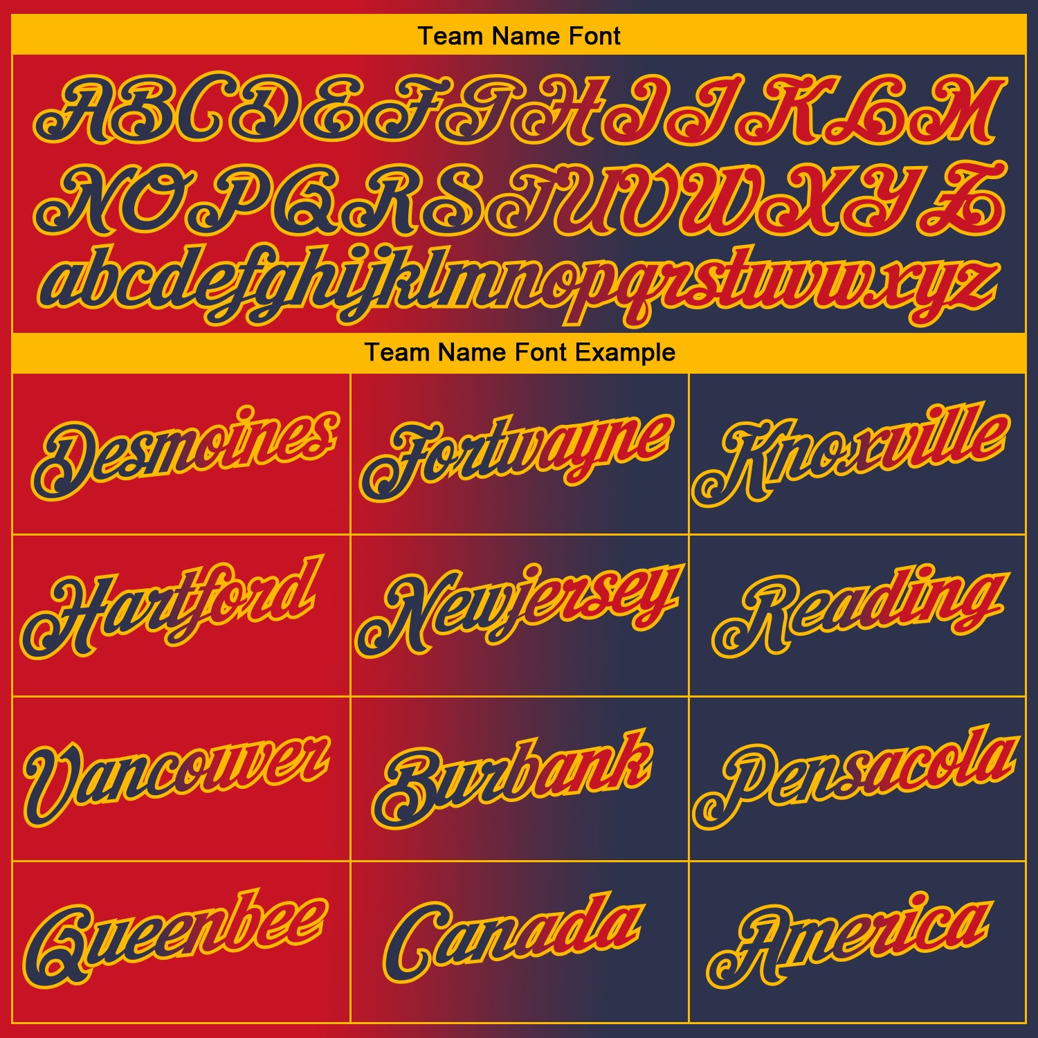 Custom Navy Red-Gold Gradient Fashion Performance T-Shirt