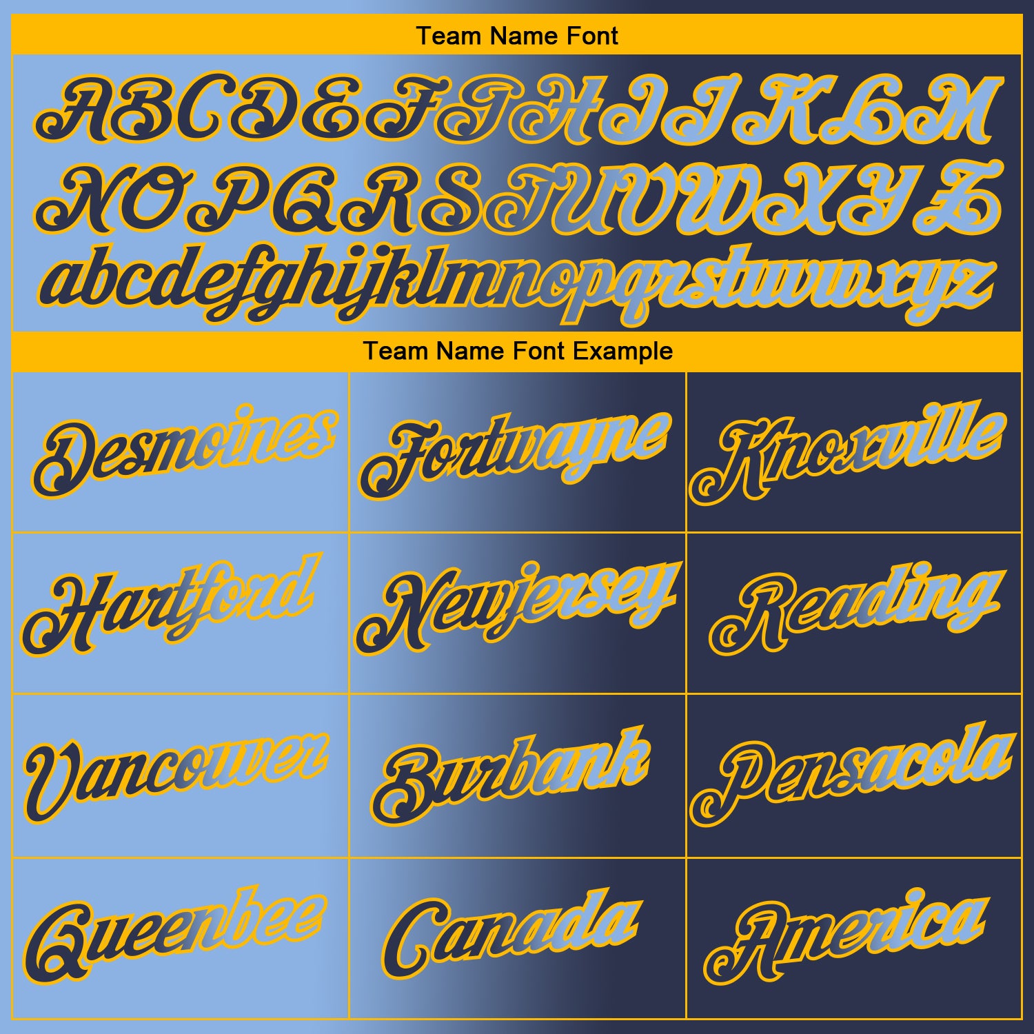 Custom Navy Light Blue-Gold Gradient Fashion Performance T-Shirt