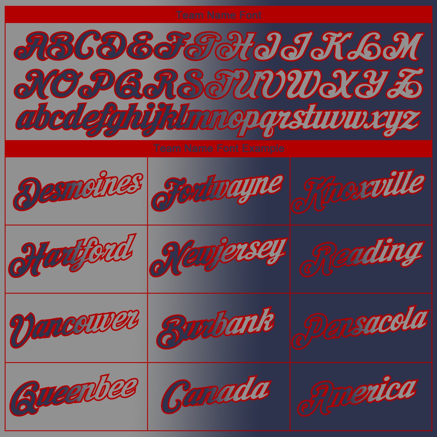 Custom Navy Gray-Red Gradient Fashion Performance T-Shirt