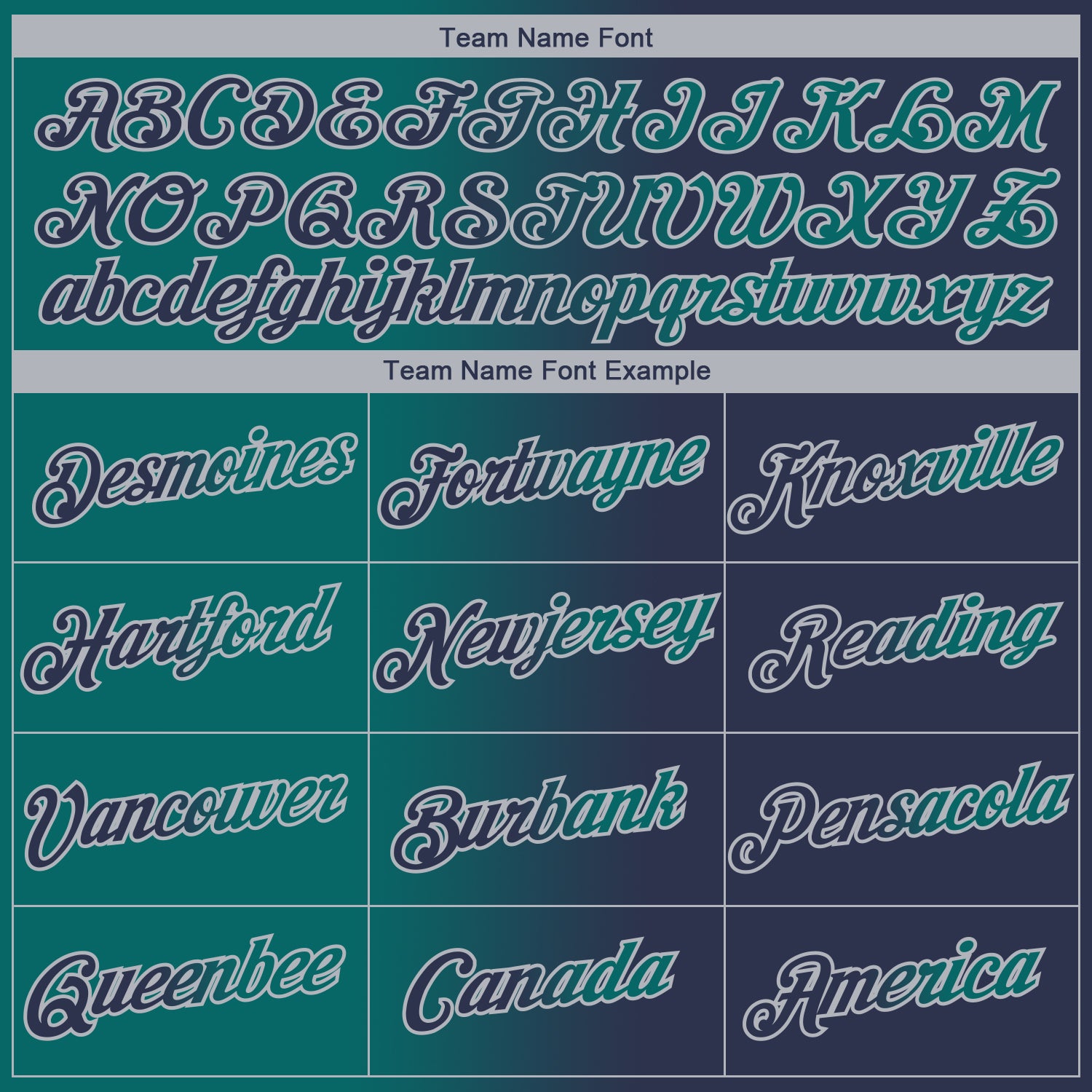 Custom Navy Teal-Gray Gradient Fashion Performance T-Shirt