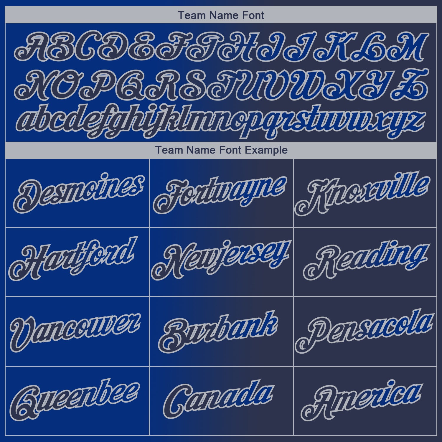 Custom Navy Royal-Gray Gradient Fashion Performance T-Shirt