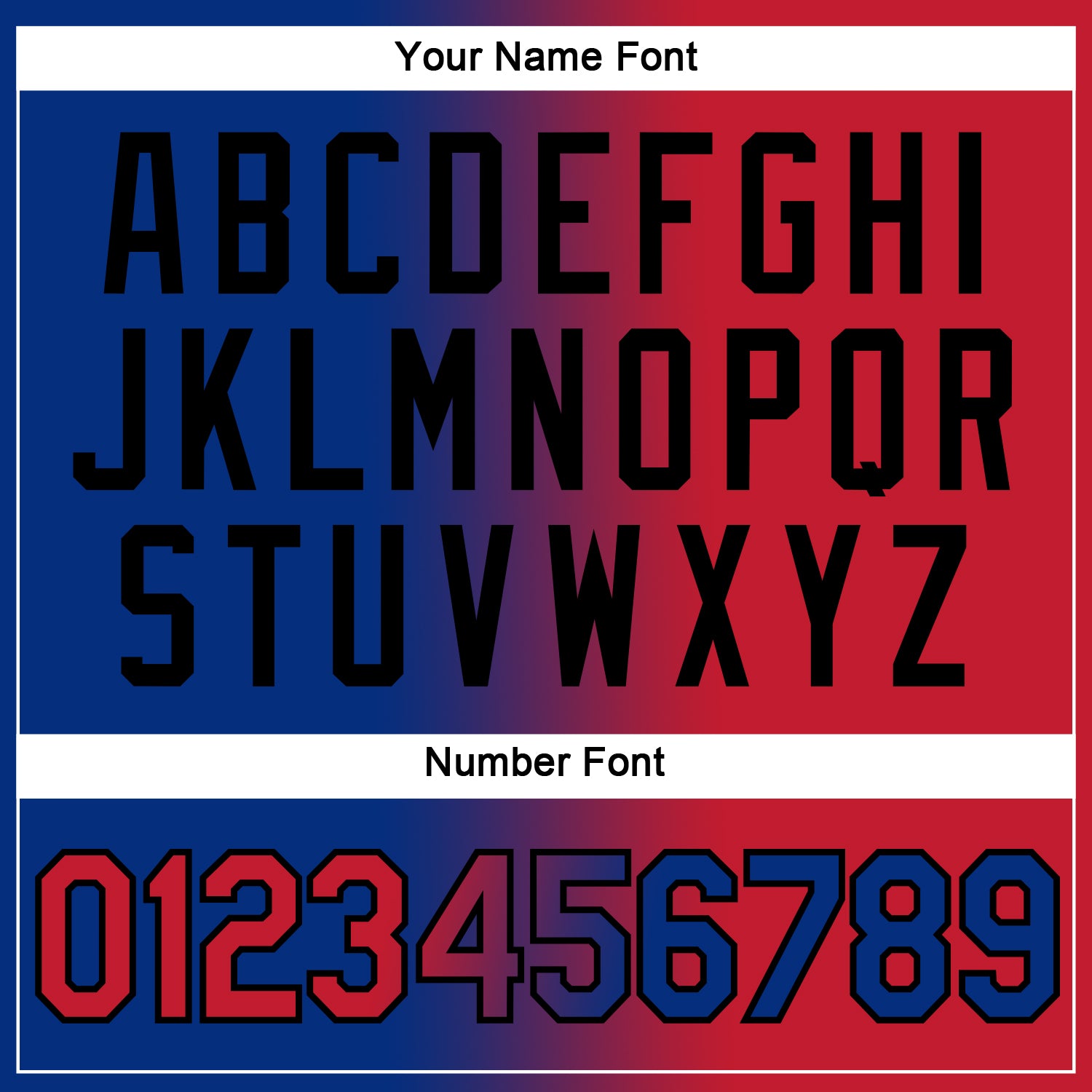 Custom Royal Red-Black Gradient Fashion Performance T-Shirt