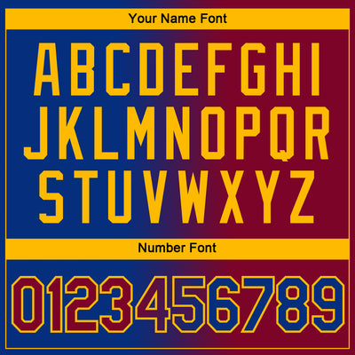 Custom Royal Maroon-Gold Gradient Fashion Performance T-Shirt