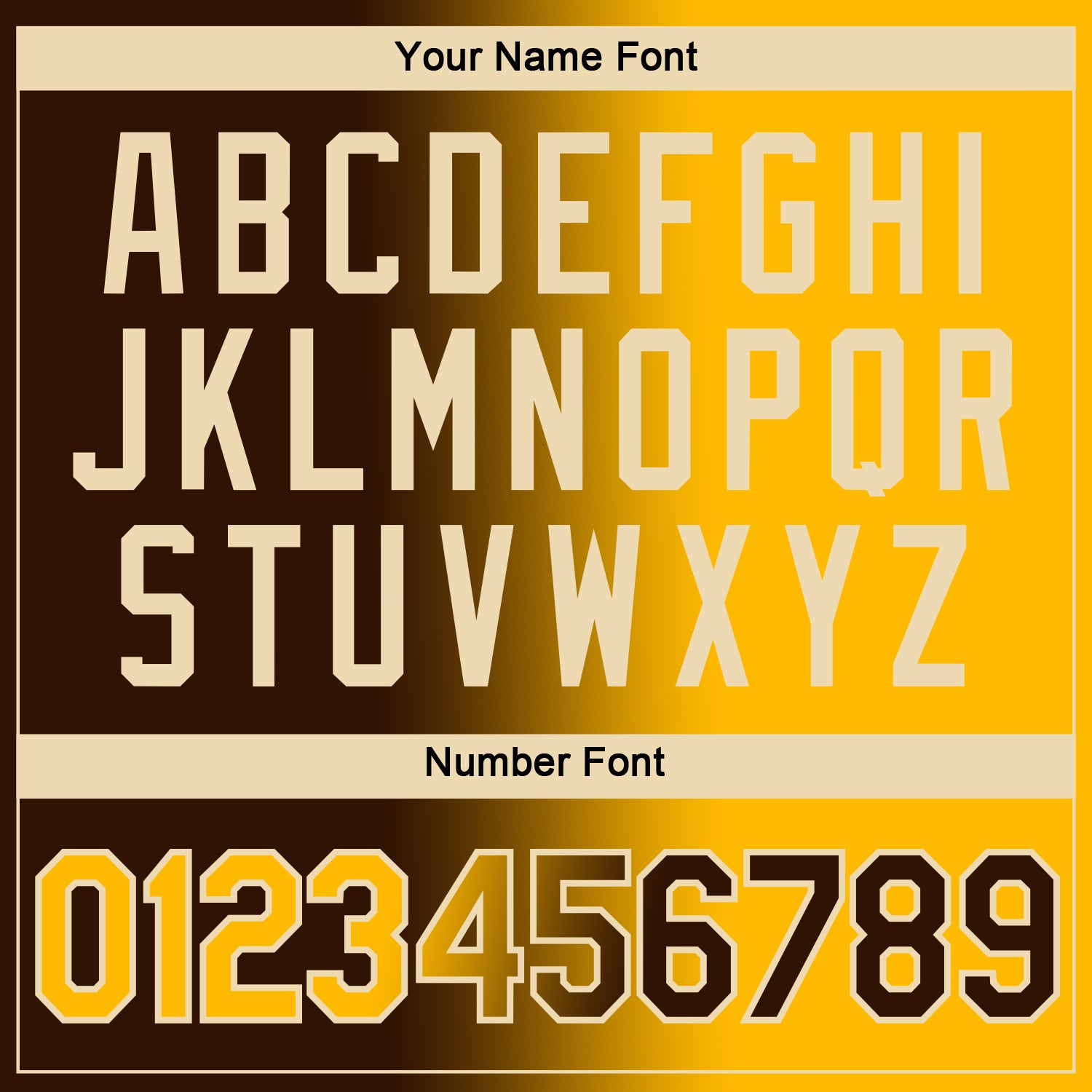 Custom Brown Gold-Cream Gradient Fashion Performance T-Shirt