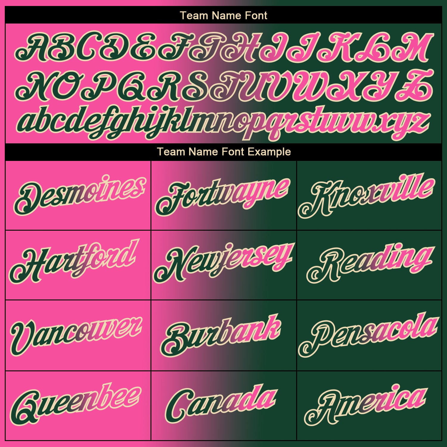 Custom Green Pink-Cream Gradient Fashion Performance T-Shirt