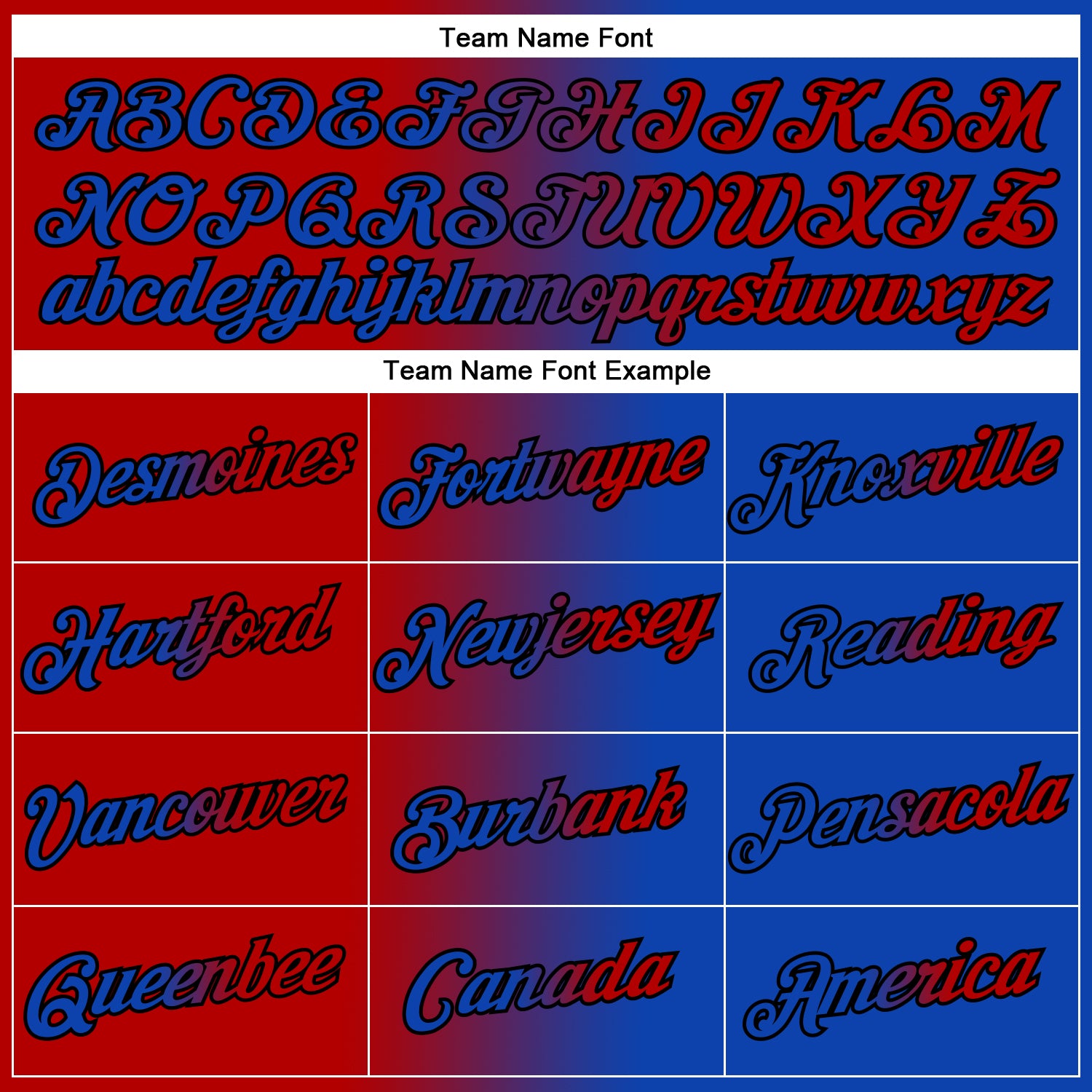 Custom Thunder Blue Red-Black Gradient Fashion Performance T-Shirt