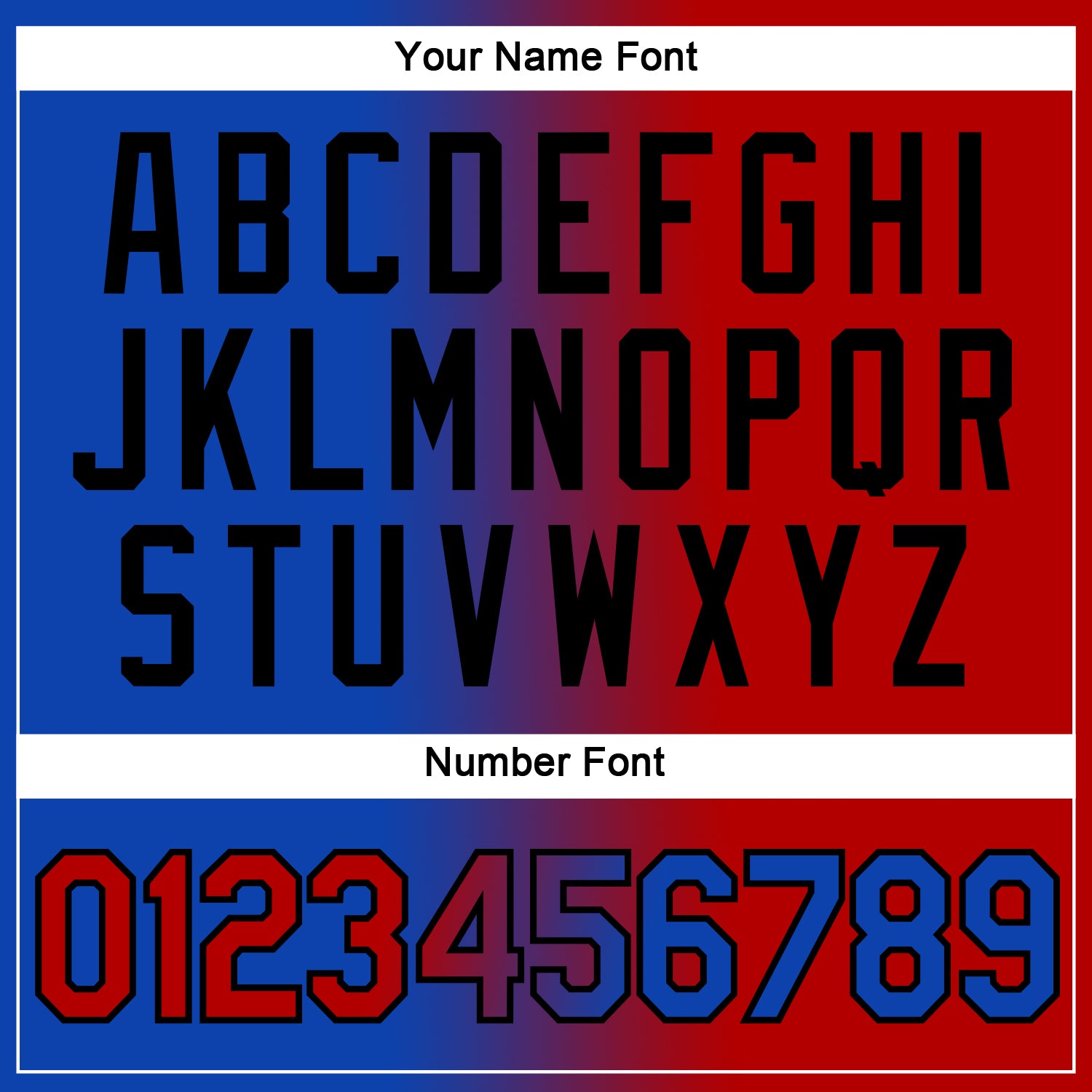 Custom Thunder Blue Red-Black Gradient Fashion Performance T-Shirt