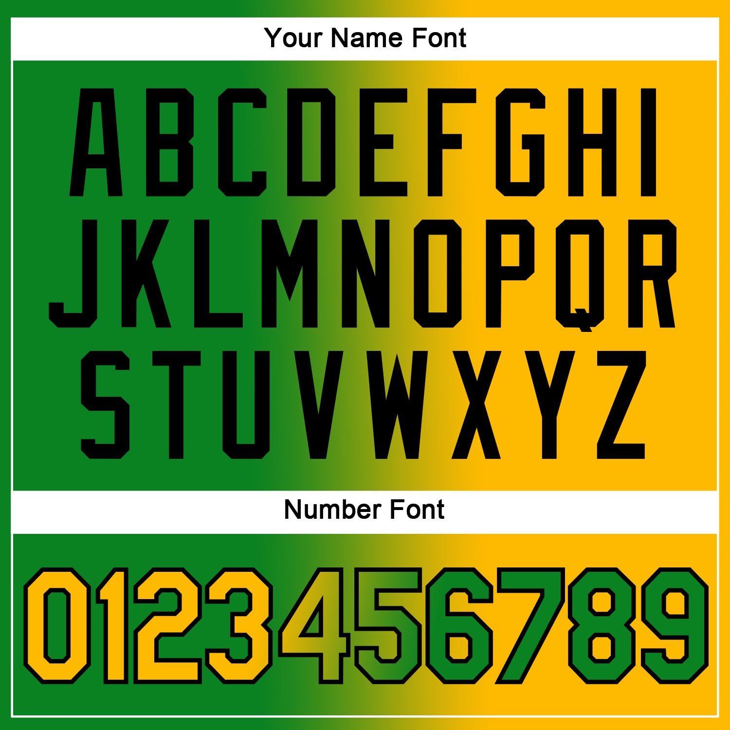 Custom Grass Green Gold-Black Gradient Fashion Performance T-Shirt