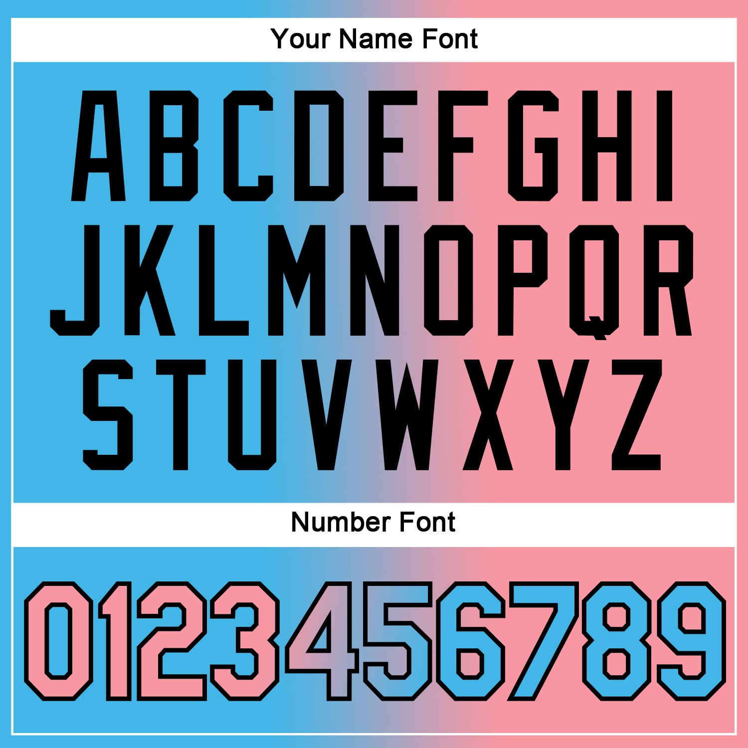 Custom Sky Blue Medium Pink-Black Gradient Fashion Performance T-Shirt