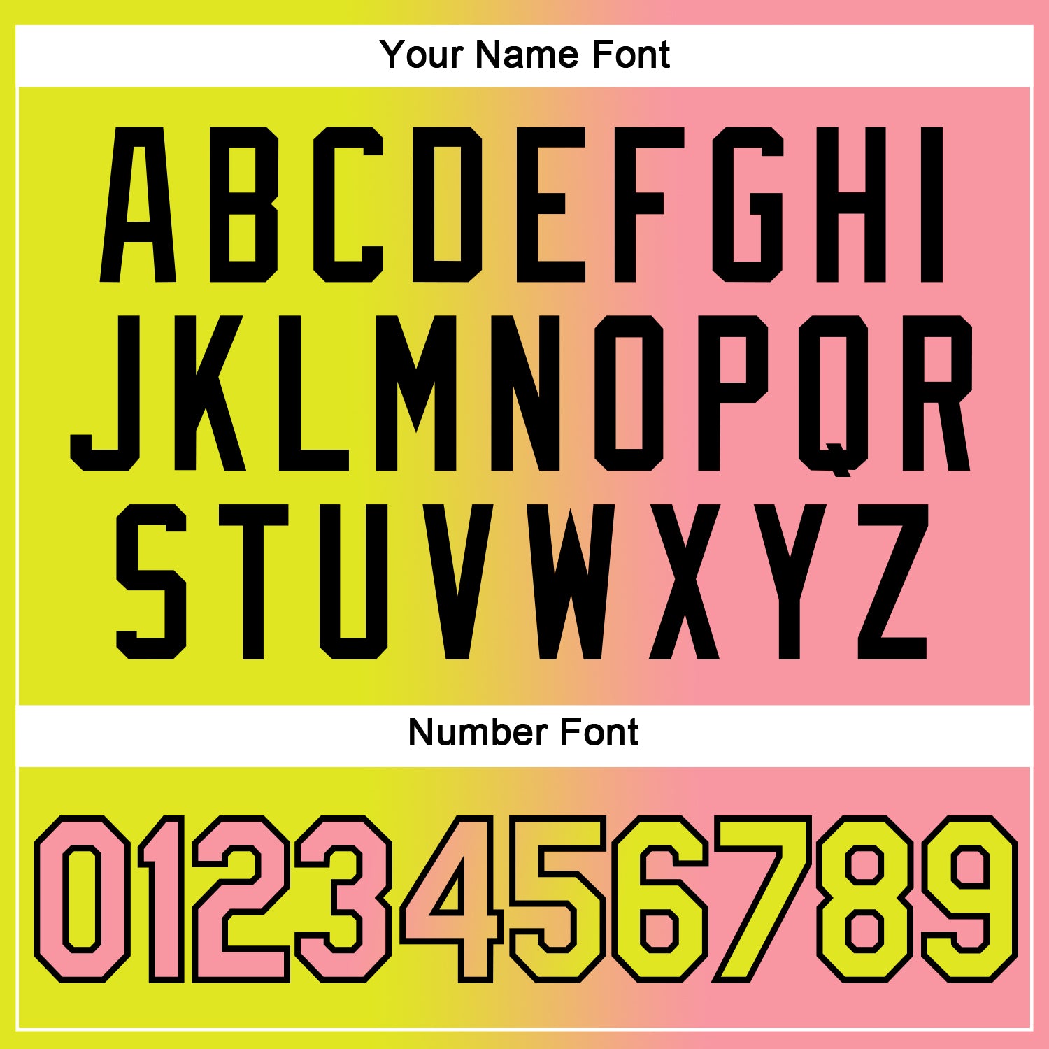 Custom Neon Yellow Medium Pink-Black Gradient Fashion Performance T-Shirt