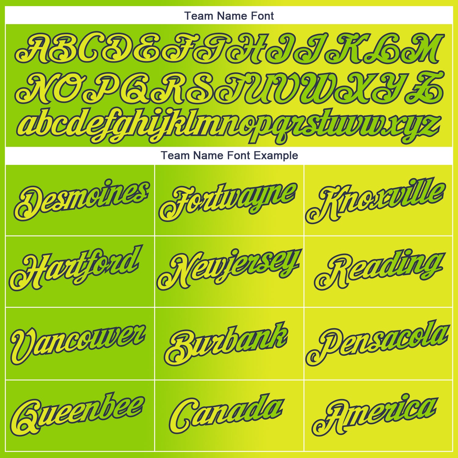 Custom Neon Yellow Neon Green-Navy Gradient Fashion Performance T-Shirt