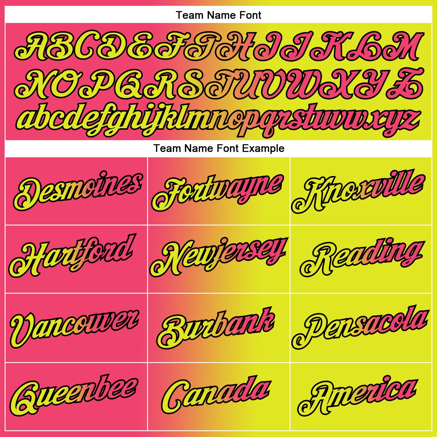 Custom Neon Yellow Neon Pink-Black Gradient Fashion Performance T-Shirt