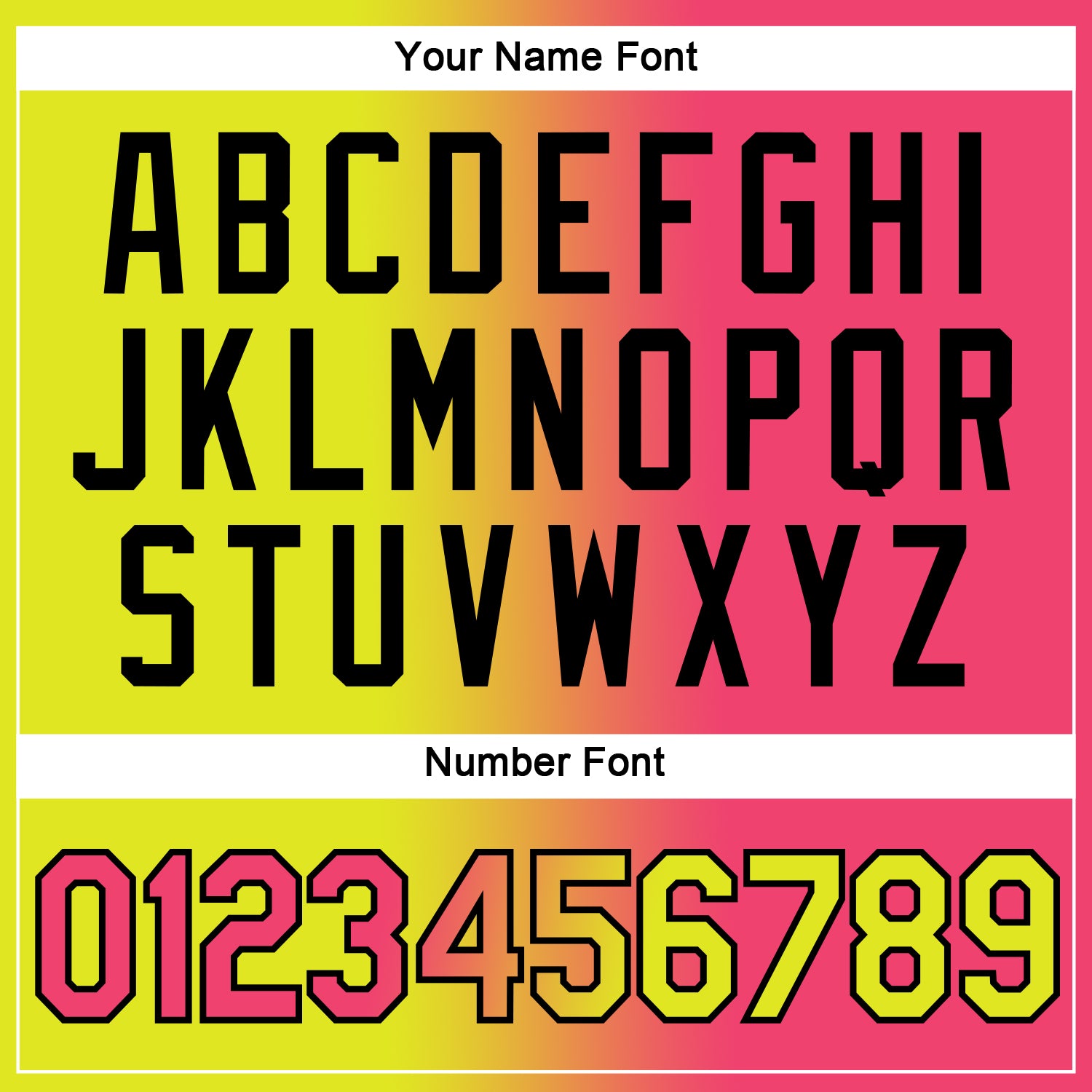 Custom Neon Yellow Neon Pink-Black Gradient Fashion Performance T-Shirt