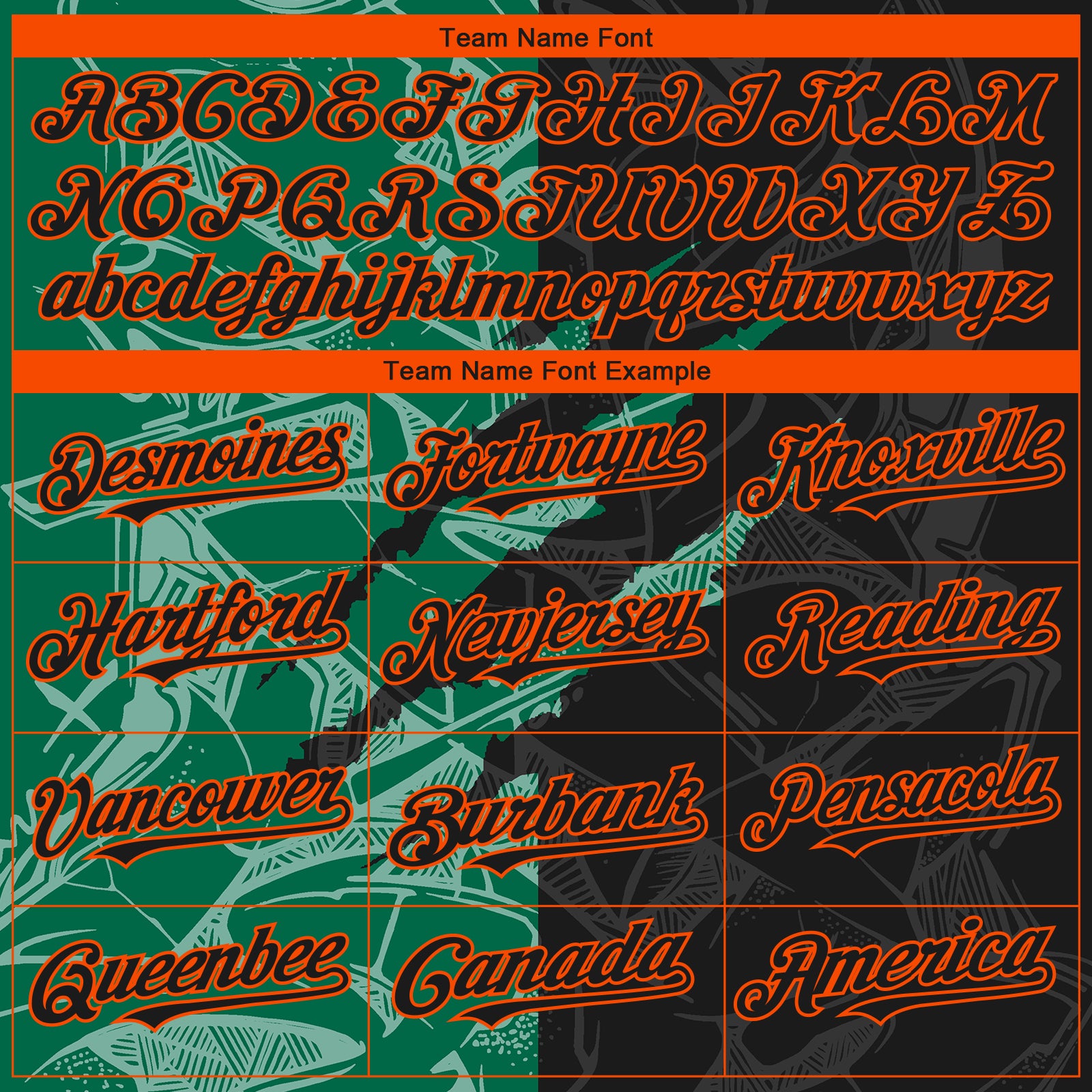 Custom Stitched Graffiti Pattern Black Kelly Green-Orange 3D Scratch Sports Pullover Sweatshirt Hoodie