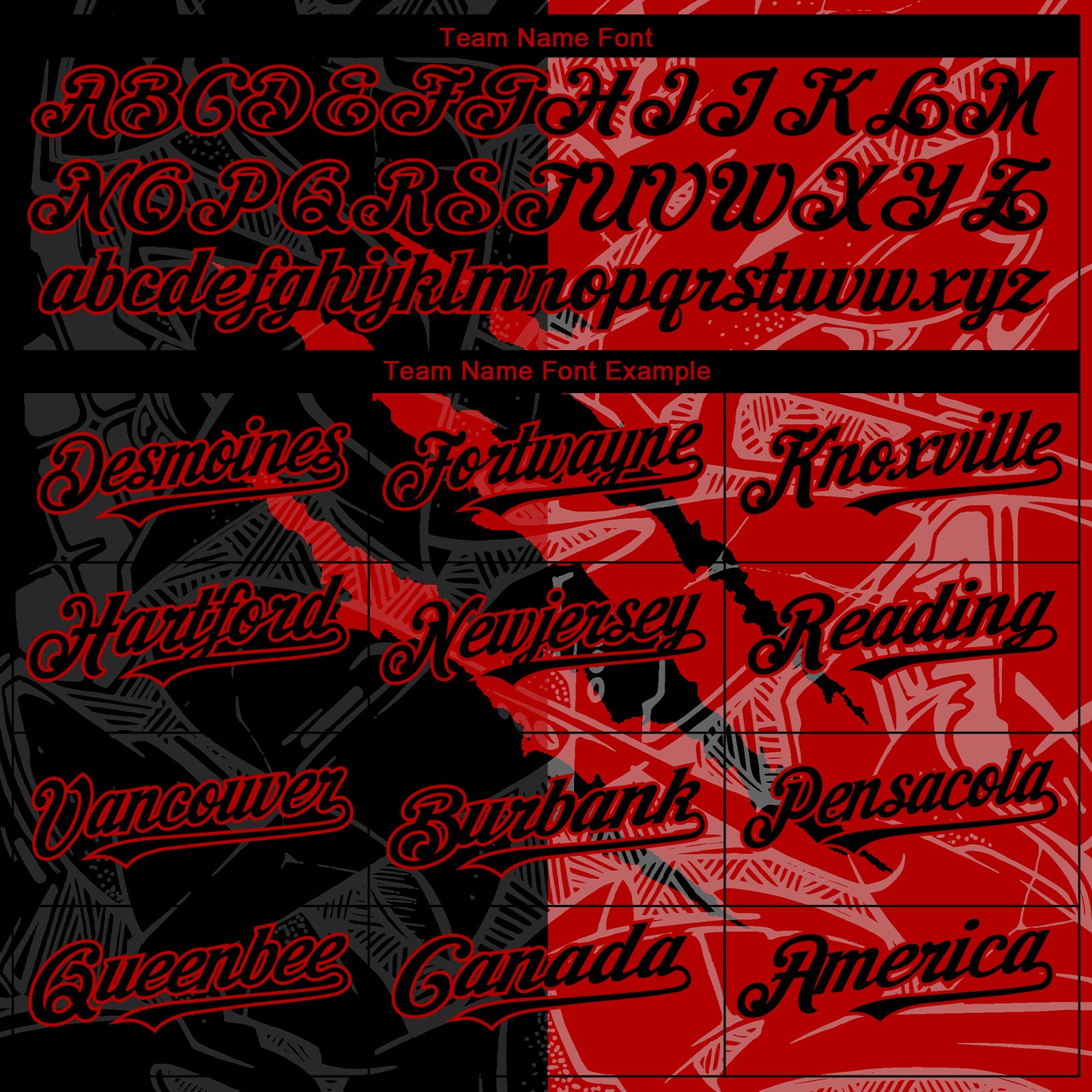 Custom Graffiti Pattern Black-Red 3D Scratch Authentic Baseball Jersey