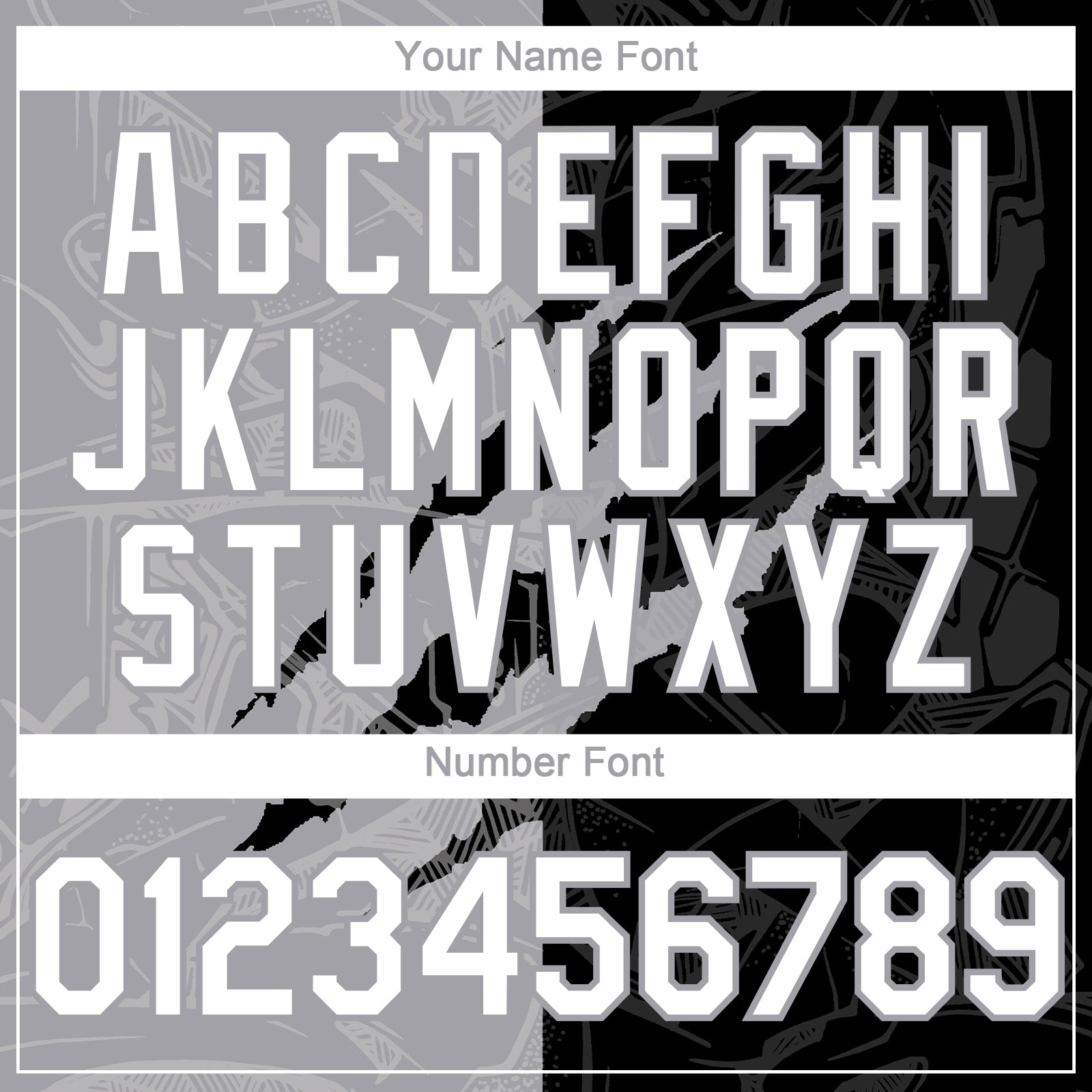 Custom Graffiti Pattern White Black-Gray 3D Scratch Authentic Baseball Jersey