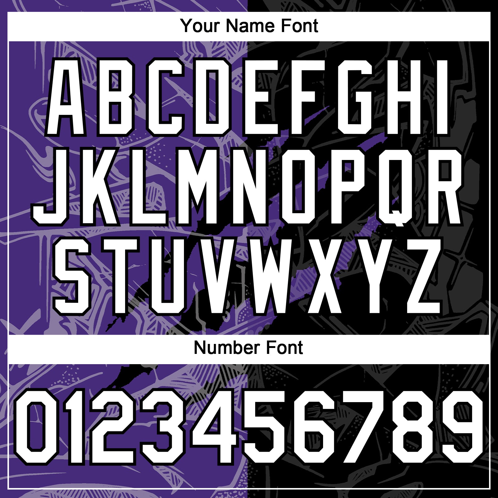 Custom Graffiti Pattern White Black-Purple 3D Scratch Authentic Baseball Jersey