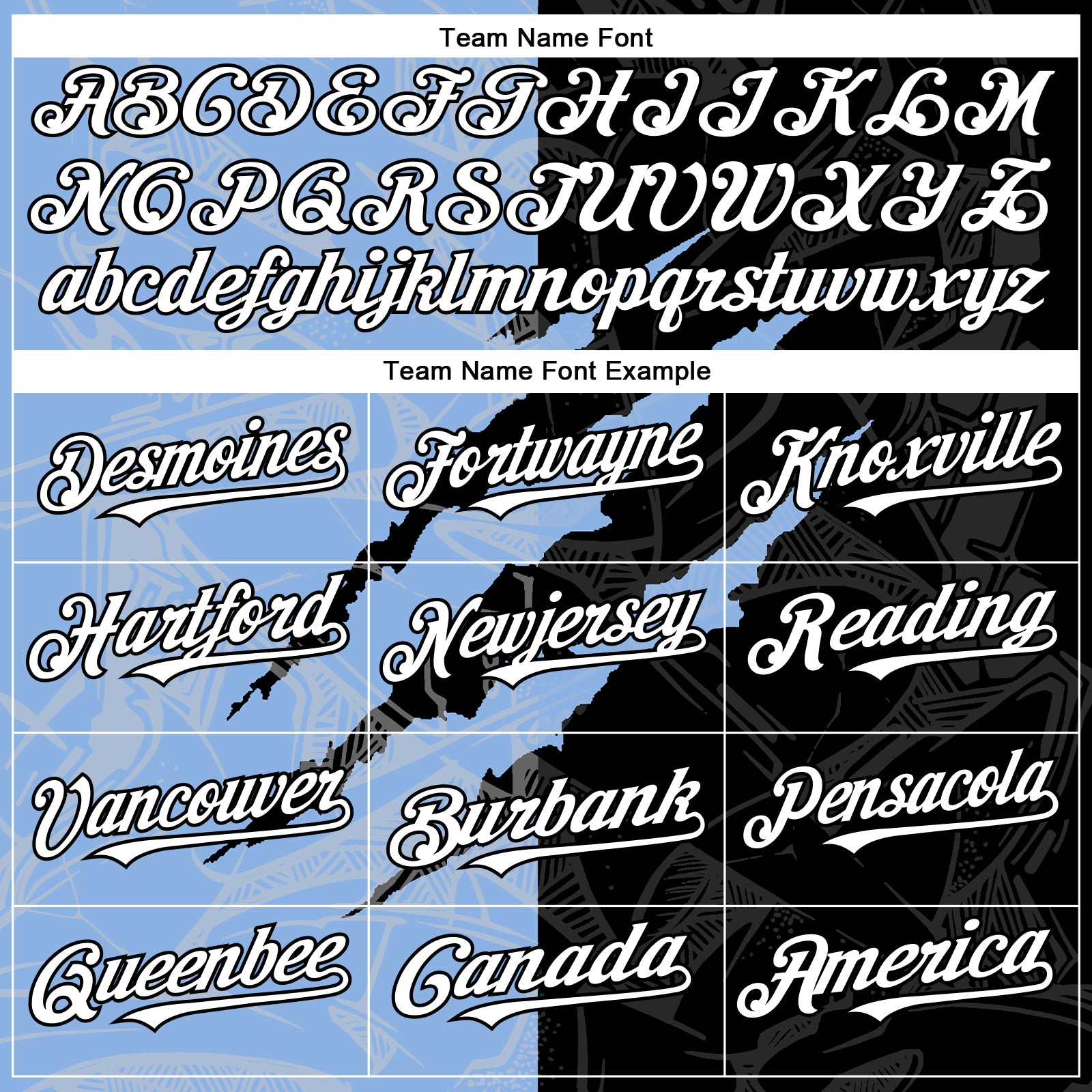 Custom Graffiti Pattern White Black-Light Blue 3D Scratch Authentic Baseball Jersey