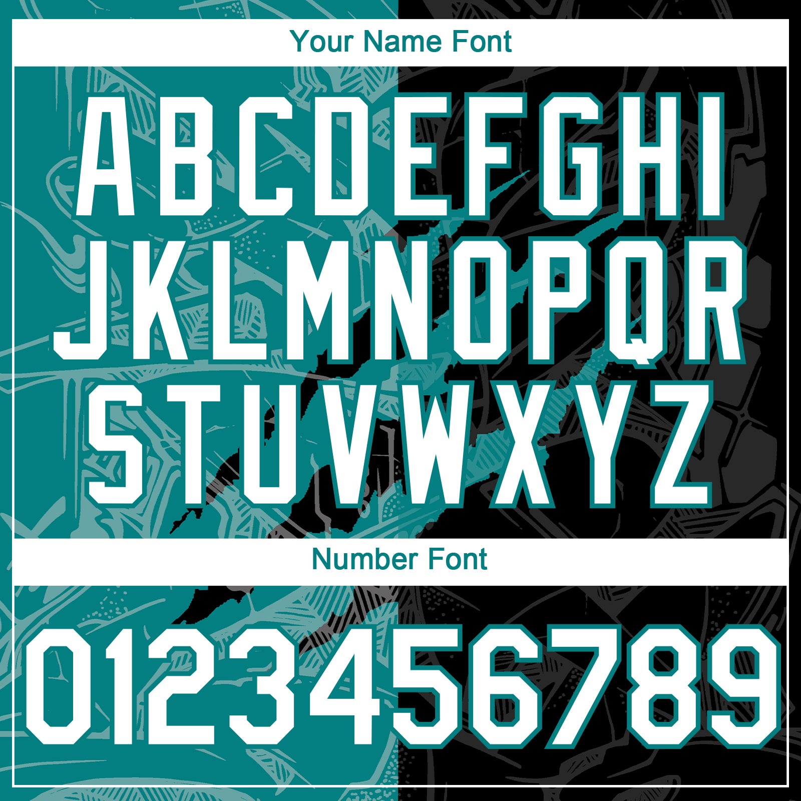 Custom Graffiti Pattern White Black-Teal 3D Scratch Authentic Baseball Jersey