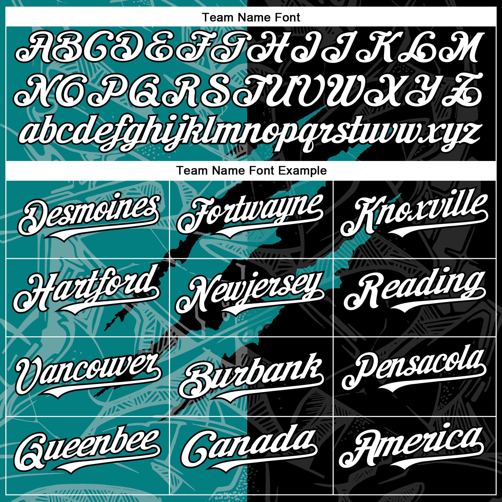 Custom Graffiti Pattern White Black-Teal 3D Scratch Authentic Baseball Jersey