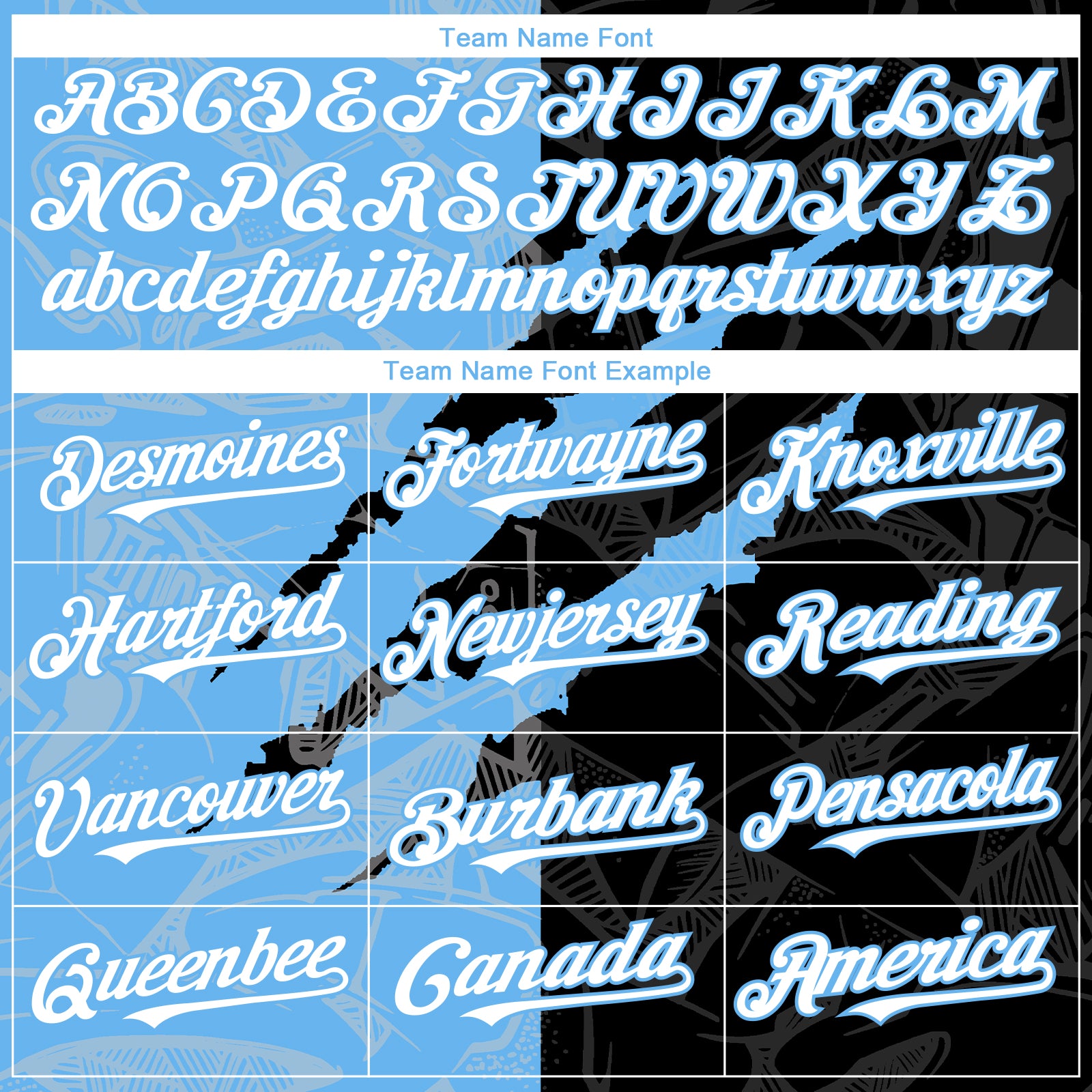Custom Graffiti Pattern White Black-Sky Blue 3D Scratch Authentic Baseball Jersey