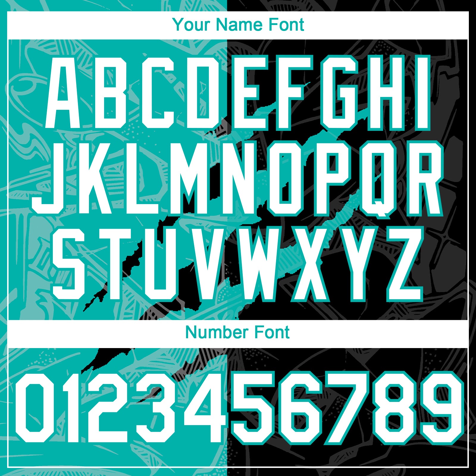 Custom Graffiti Pattern White Black-Aqua 3D Scratch Authentic Baseball Jersey