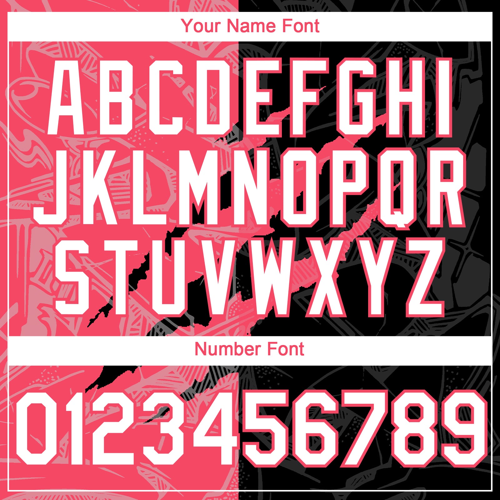 Custom Graffiti Pattern White Black-Neon Pink 3D Scratch Authentic Baseball Jersey