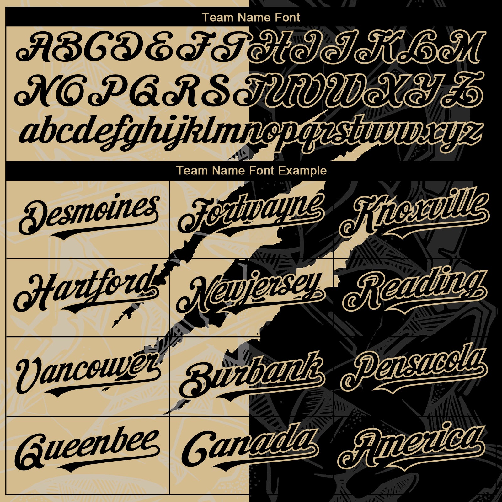 Custom Graffiti Pattern Black-Vegas Gold 3D Scratch Authentic Baseball Jersey