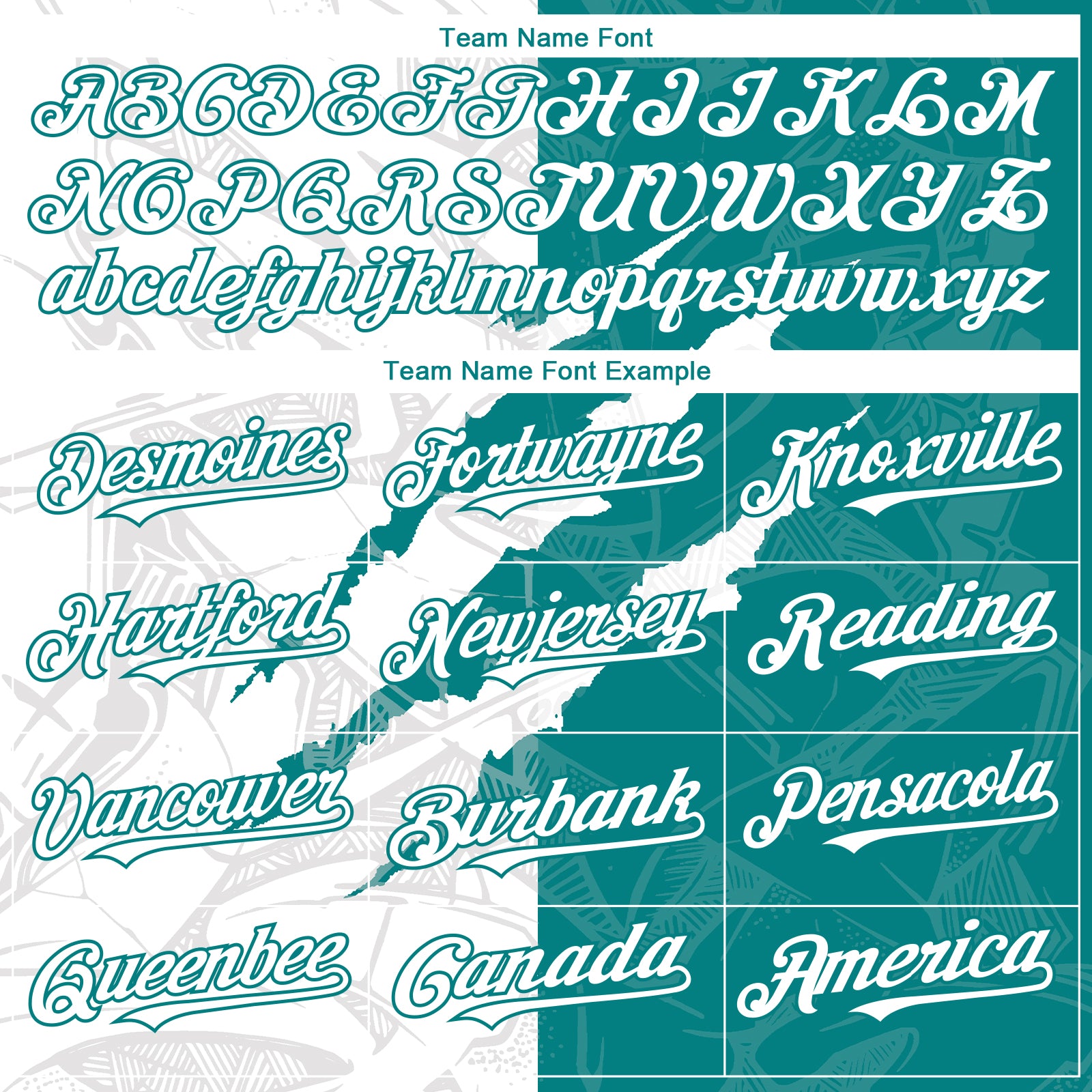 Custom Graffiti Pattern White-Teal 3D Scratch Authentic Baseball Jersey