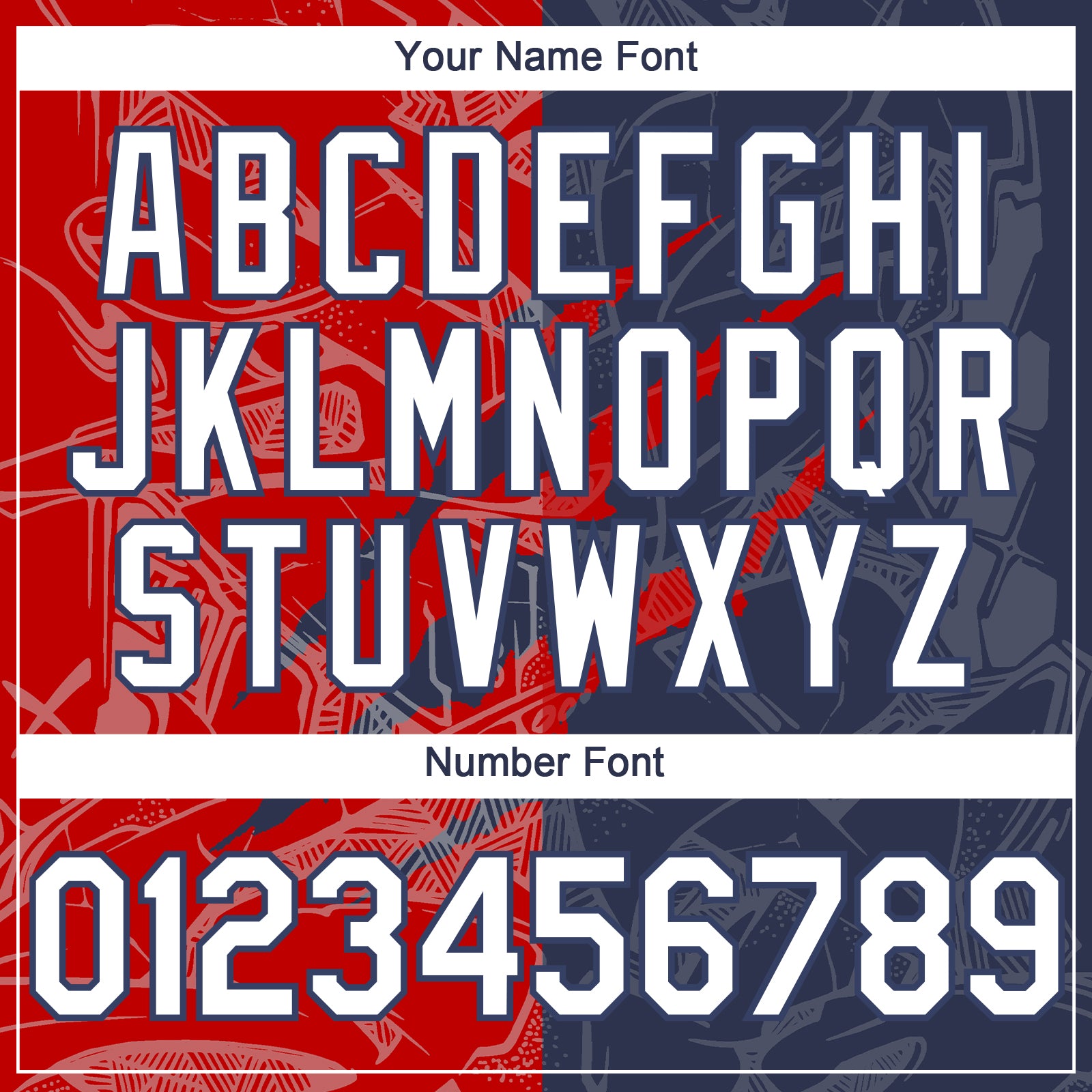 Custom Graffiti Pattern White Navy-Red 3D Scratch Authentic Baseball Jersey