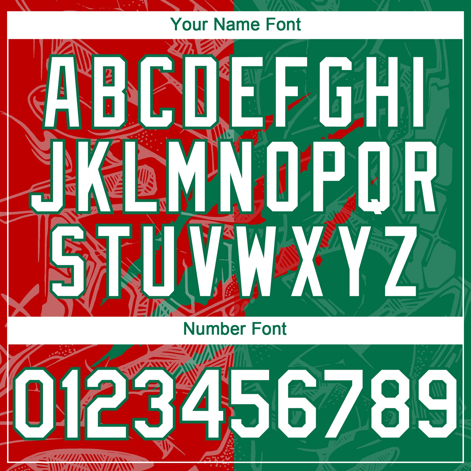 Custom Graffiti Pattern White Kelly Green-Red 3D Scratch Authentic Baseball Jersey