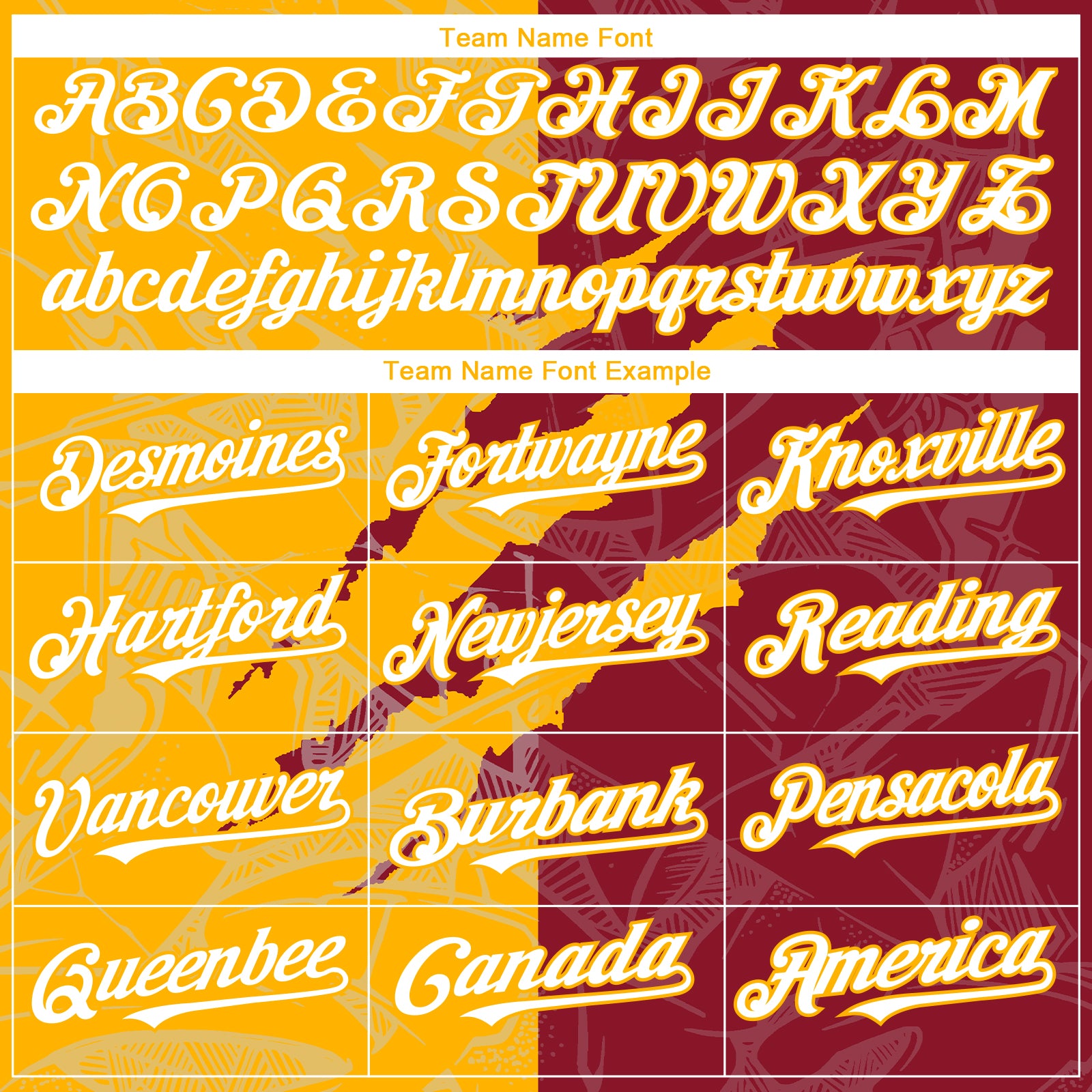 Custom Graffiti Pattern White Crimson-Gold 3D Scratch Authentic Baseball Jersey