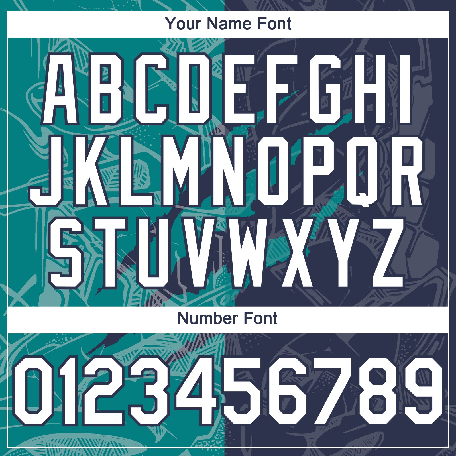 Custom Graffiti Pattern White Navy-Teal 3D Scratch Authentic Baseball Jersey