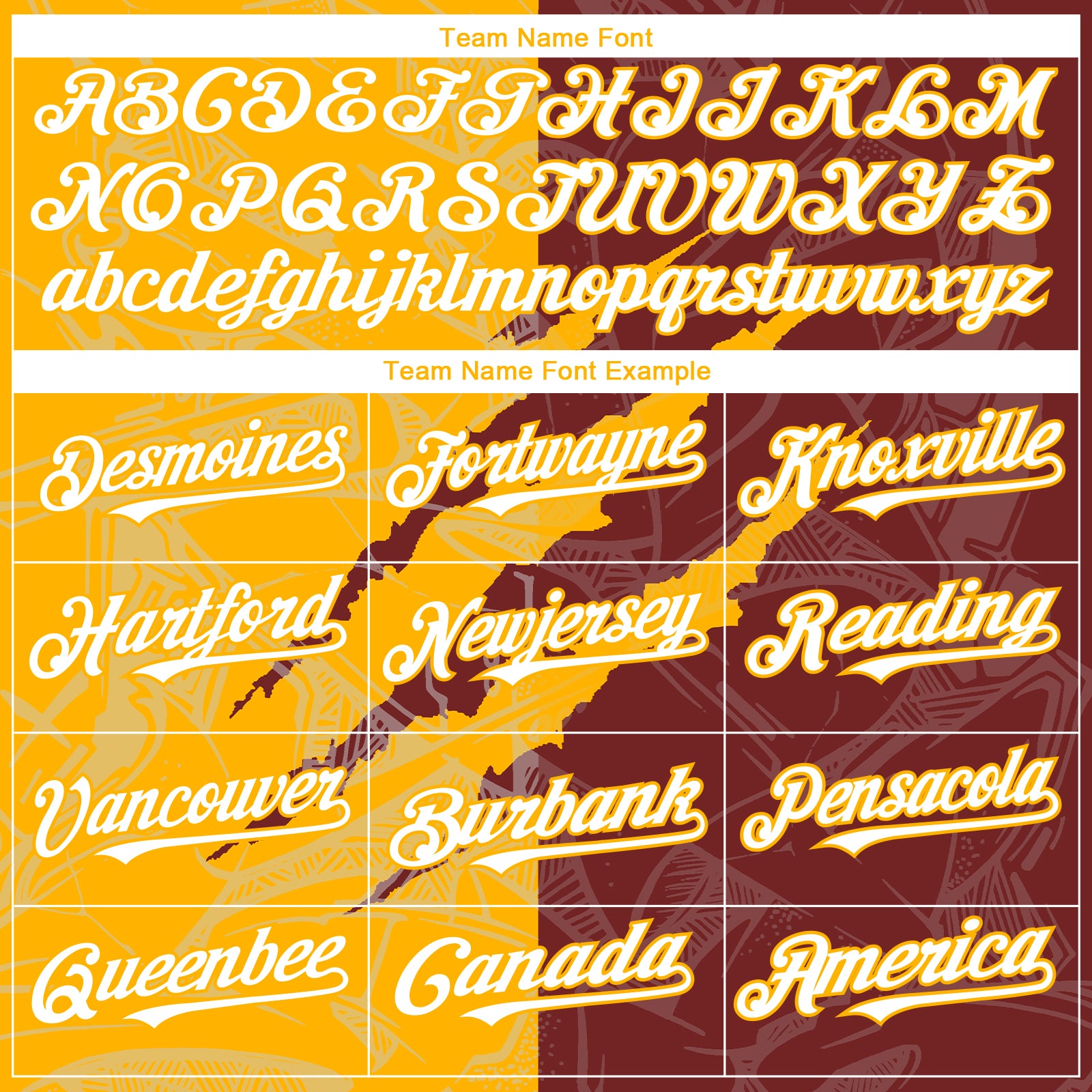 Custom Graffiti Pattern White Burgundy-Gold 3D Scratch Authentic Baseball Jersey