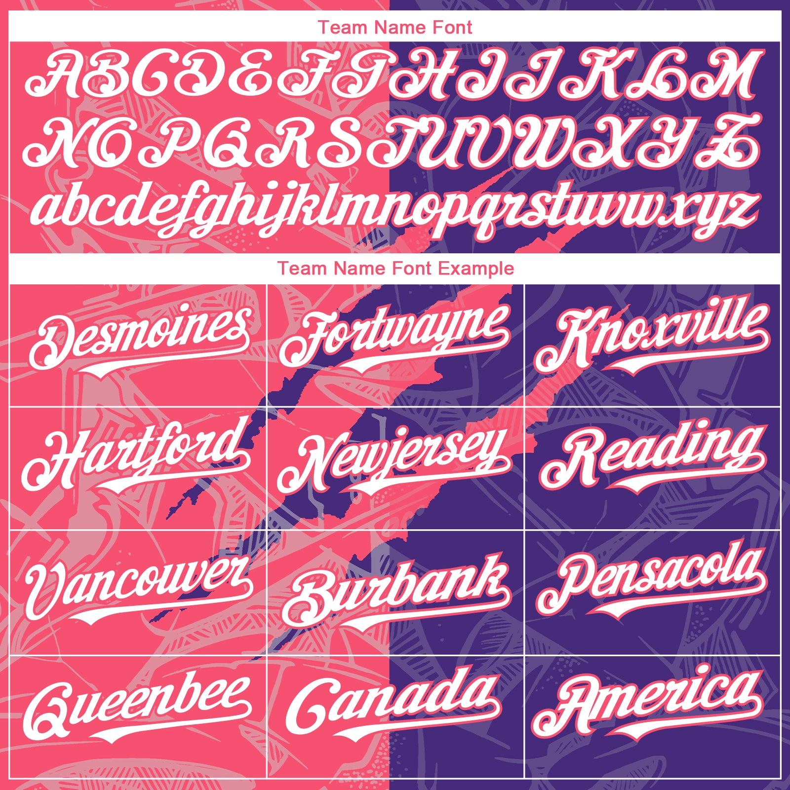 Custom Graffiti Pattern White Purple-Neon Pink 3D Scratch Authentic Baseball Jersey