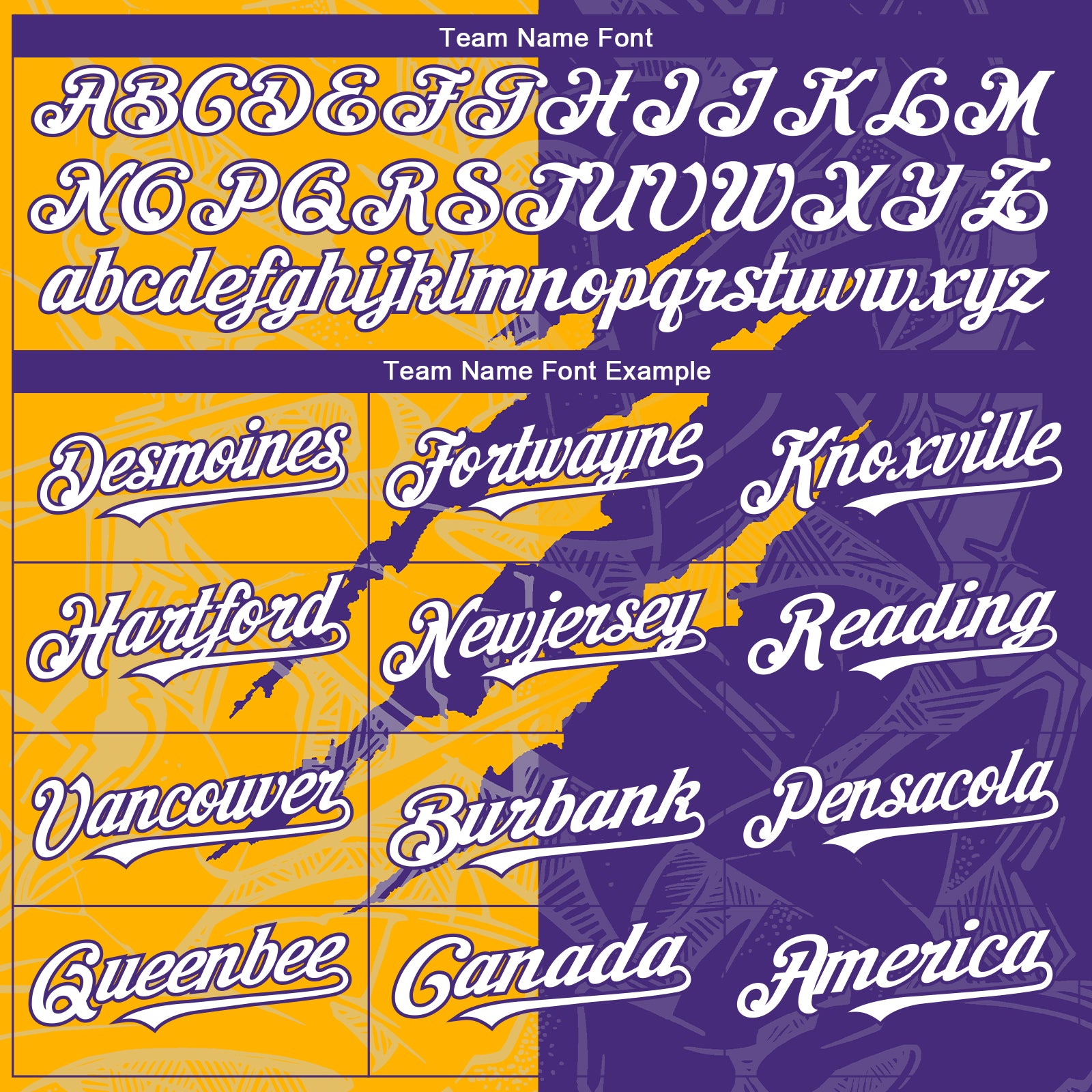 Custom Graffiti Pattern White Purple-Gold 3D Scratch Authentic Baseball Jersey