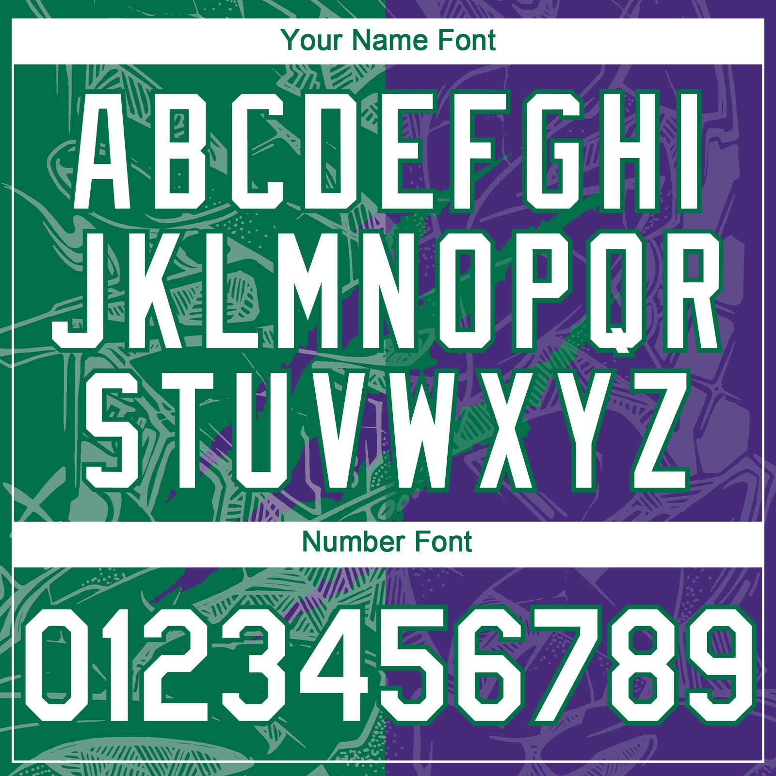 Custom Graffiti Pattern White Purple-Kelly Green 3D Scratch Authentic Baseball Jersey