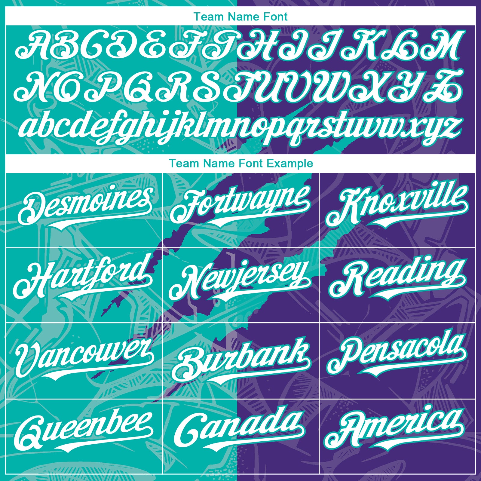 Custom Graffiti Pattern White Purple-Aqua 3D Scratch Authentic Baseball Jersey